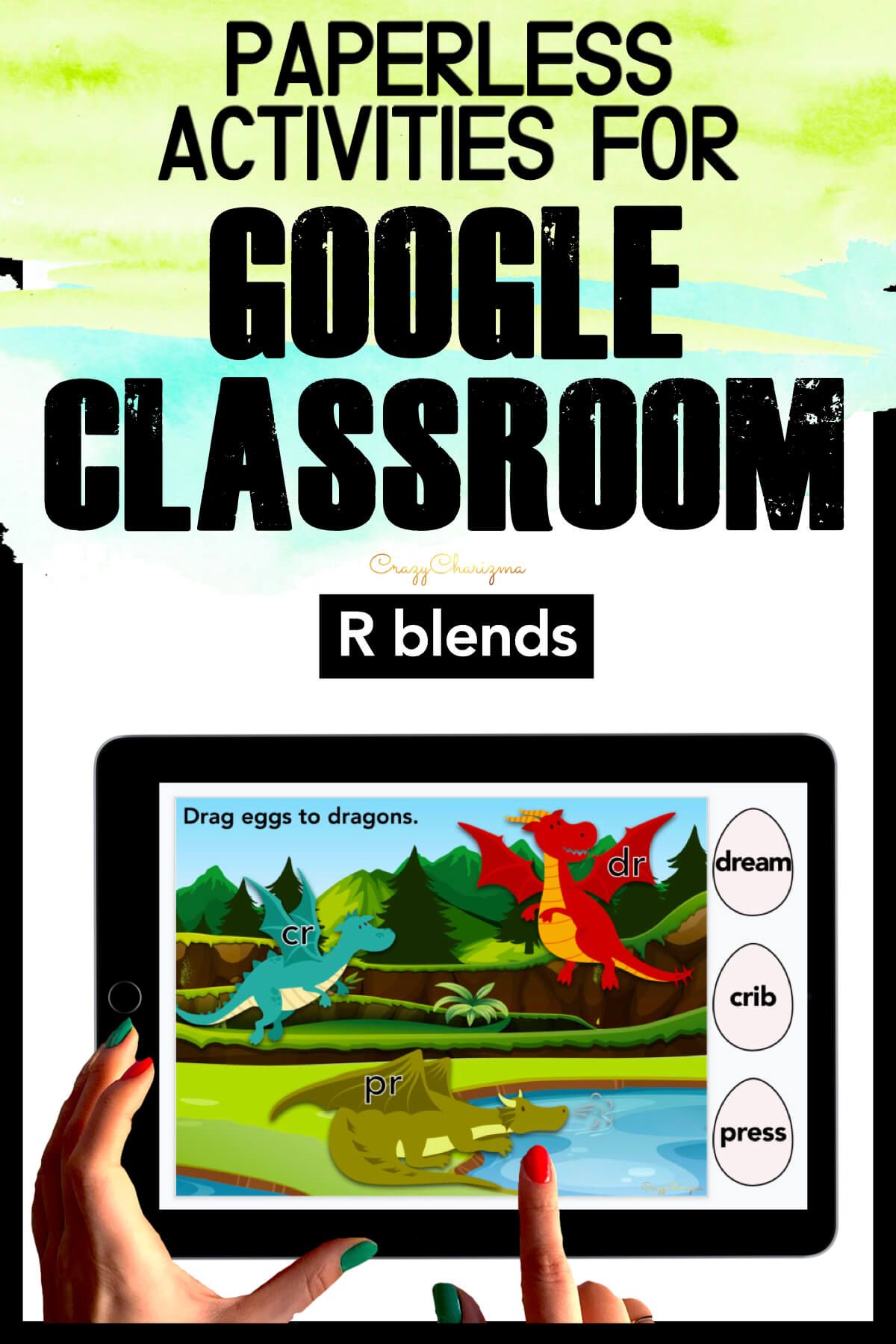 Need to practice beginning R BLENDS in a fun way? Check out these interactive activities for Google Classroom. Kids will drag words and match them with the corresponding blends (eggs and dragons theme).