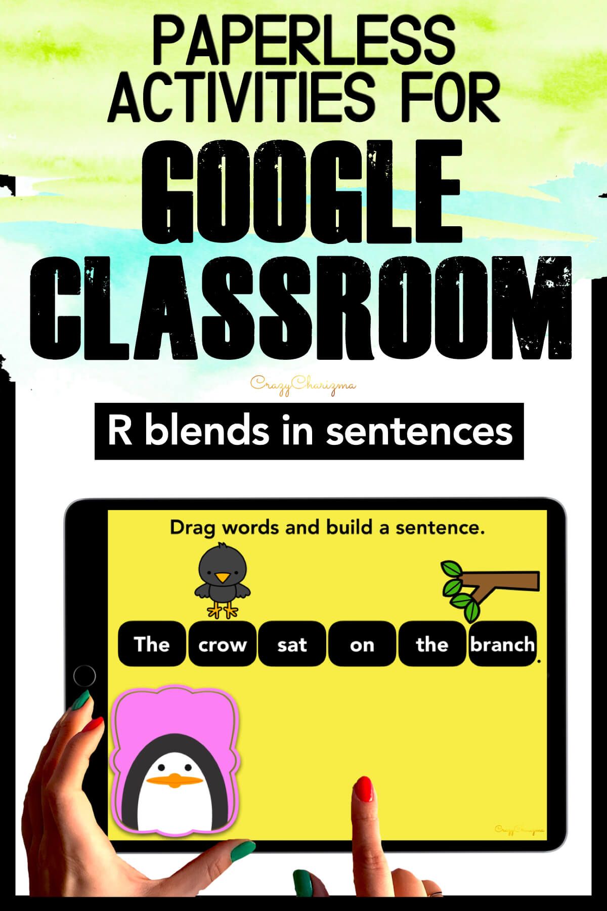 R Blends Sentences Google Classroom