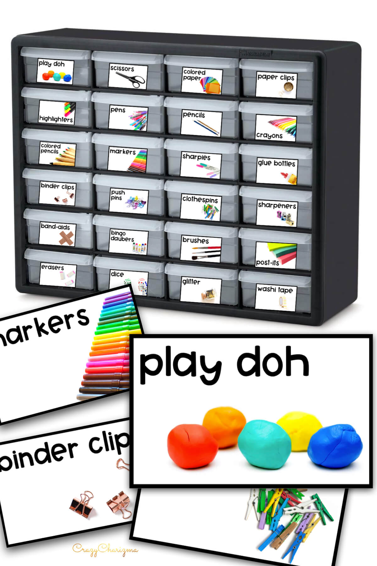 Classroom Material Labels by Locked into Literacy