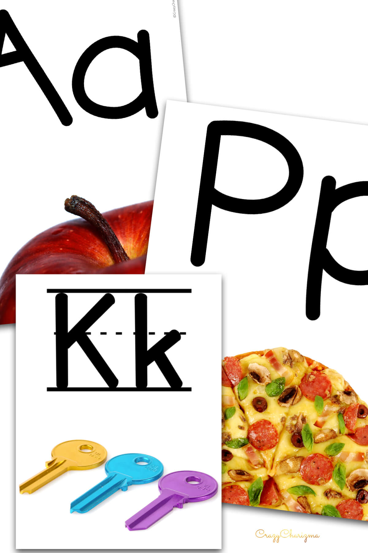 Use these bright printable alphabet posters in your classroom or homeschool. Two versions (letters and letters on lined paper) are available. Use as decor for classroom or flashcards.