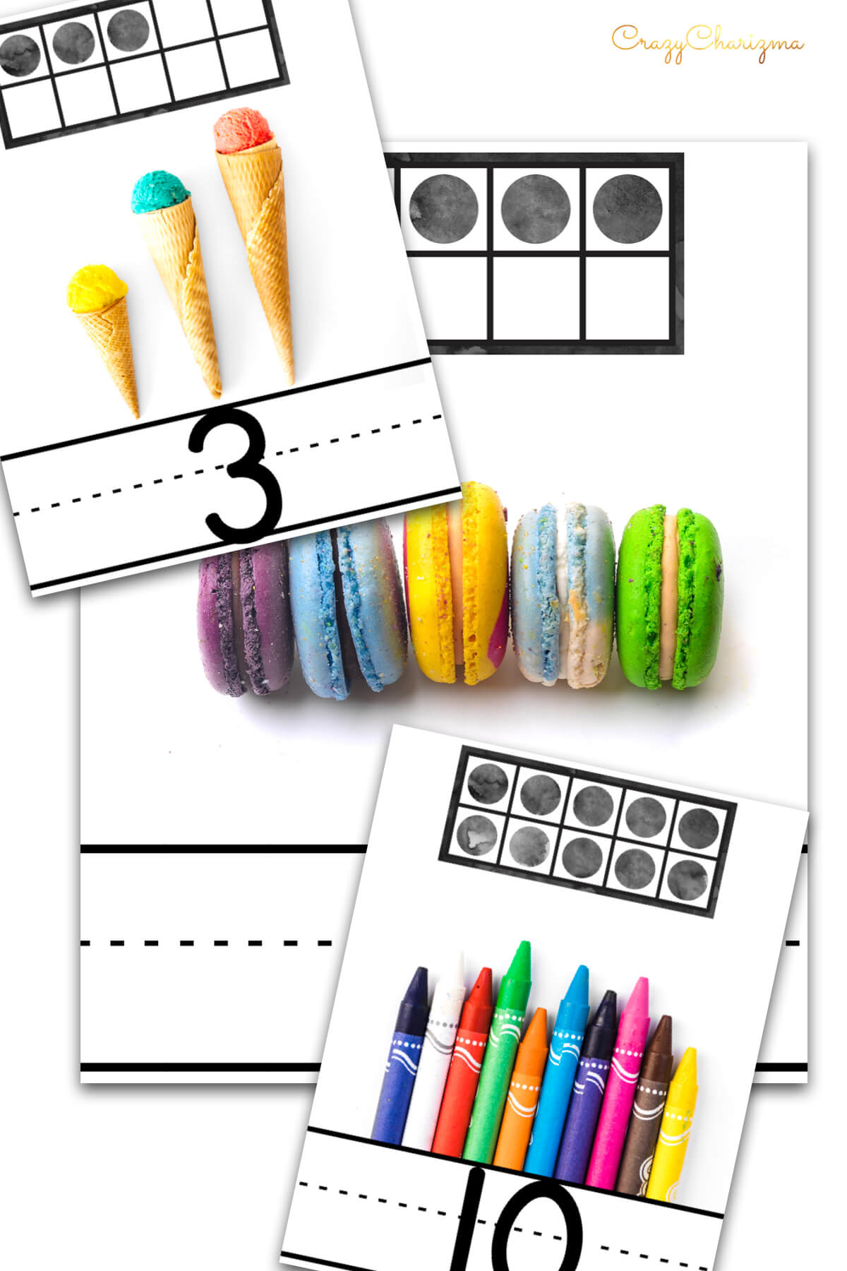 Use these bright number posters in your classroom or homeschool.