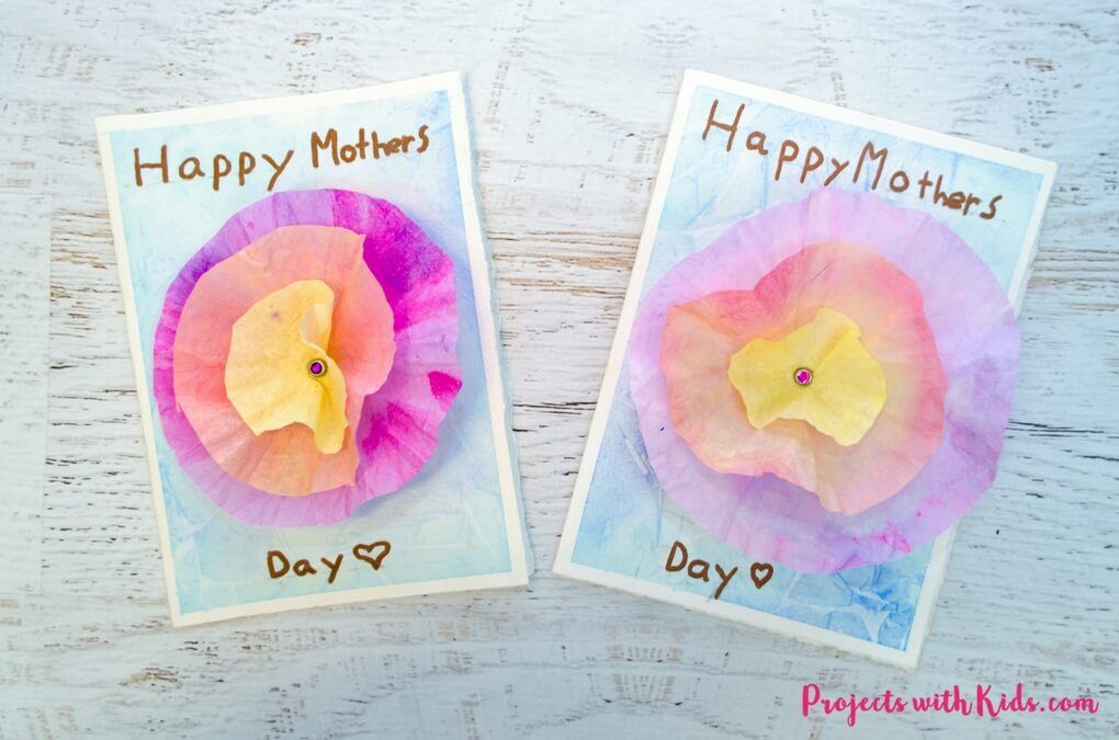 3D Flower Mother's Day Card Craft