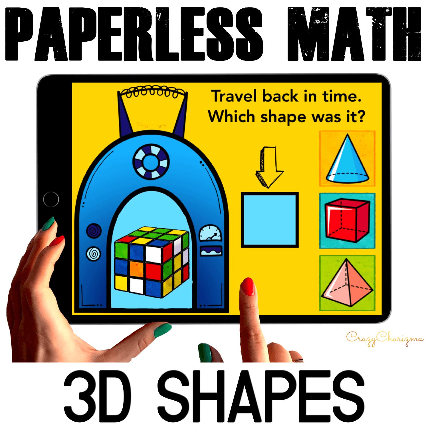 Need an engaging 3d shapes in real life practice? Have fun with this Google Slides set. Perfect to use for centers, assessment, independent practice, early finishers, homework, group work, as well as during distance learning or hybrid.