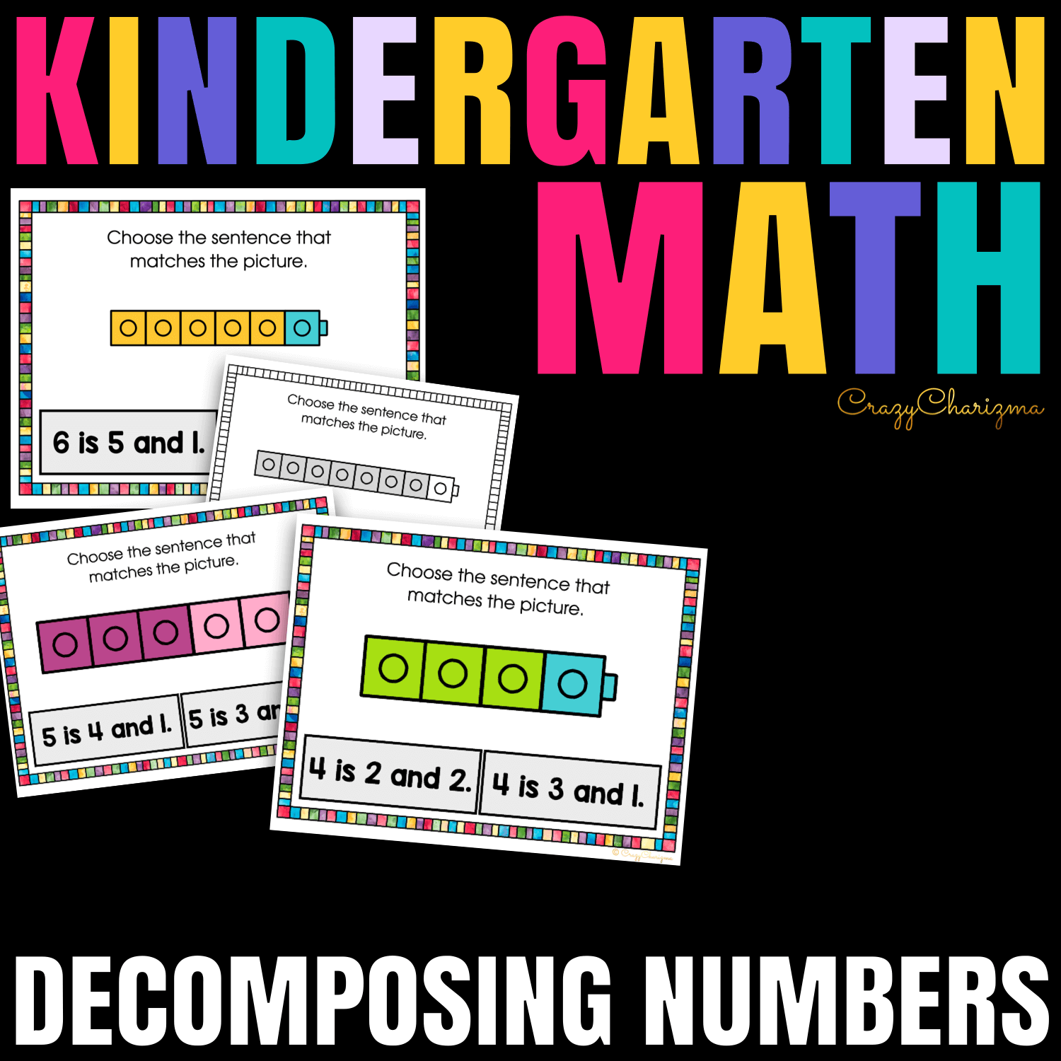 Decomposing Numbers Math Centers