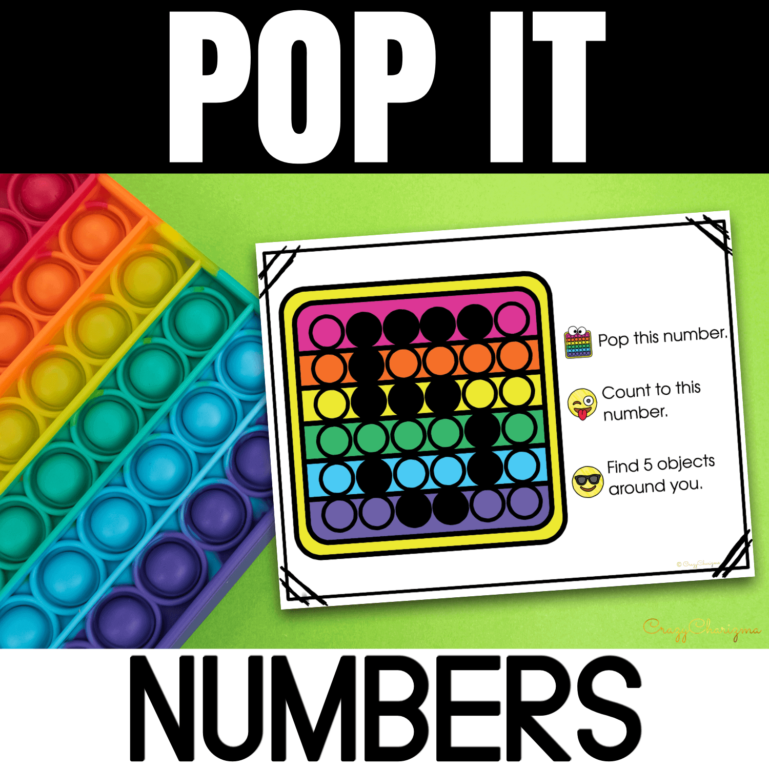 Looking for engaging pop it activities to practice number recognition? Have fun with pop its! Perfect for morning work, small group, early finishers, table time, arrival activity, review, or a center activity.