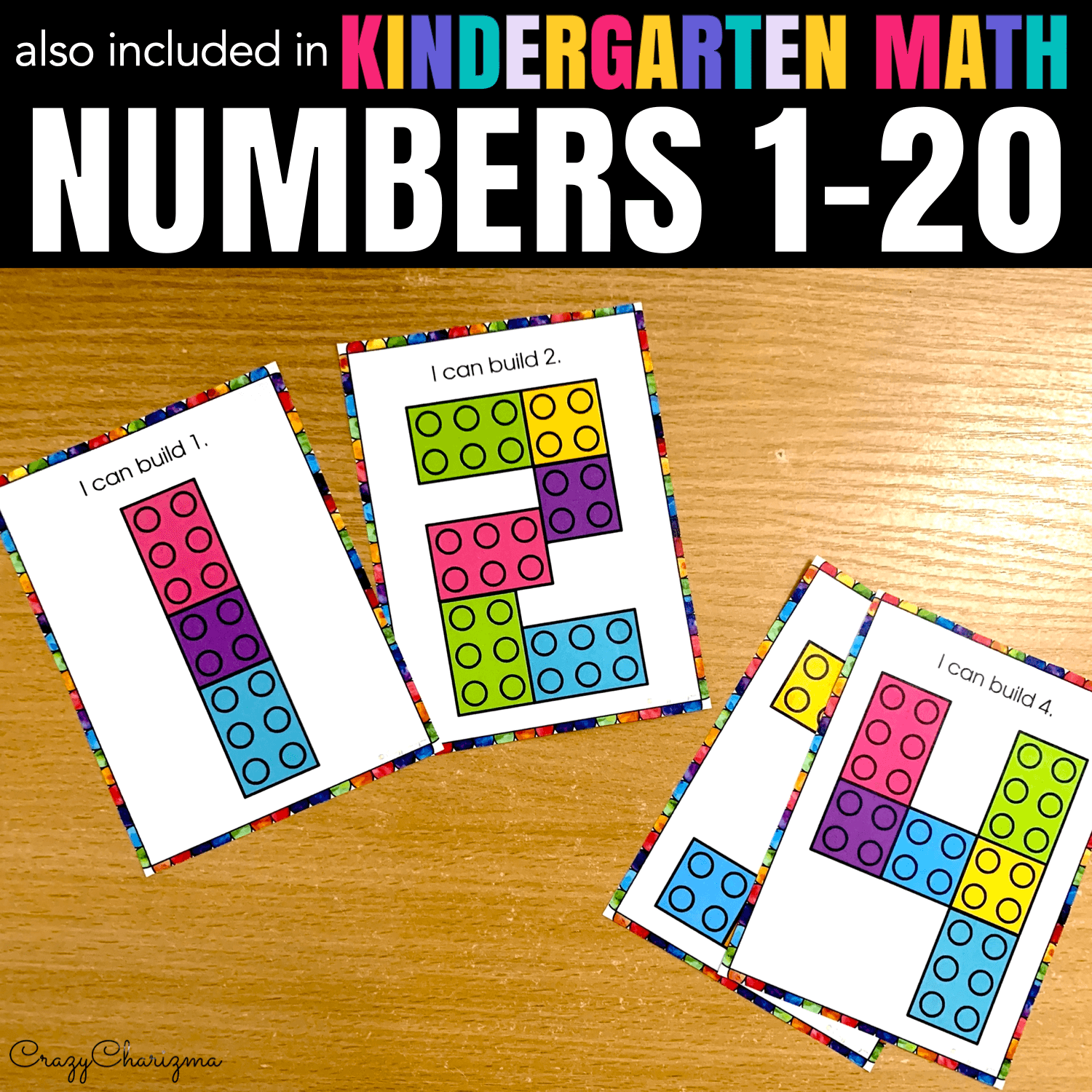 Practice numbers with this snap cube math center! Kids will work on number recognition 0-20 with these engaging task cards and will also work on their fine motor skills.