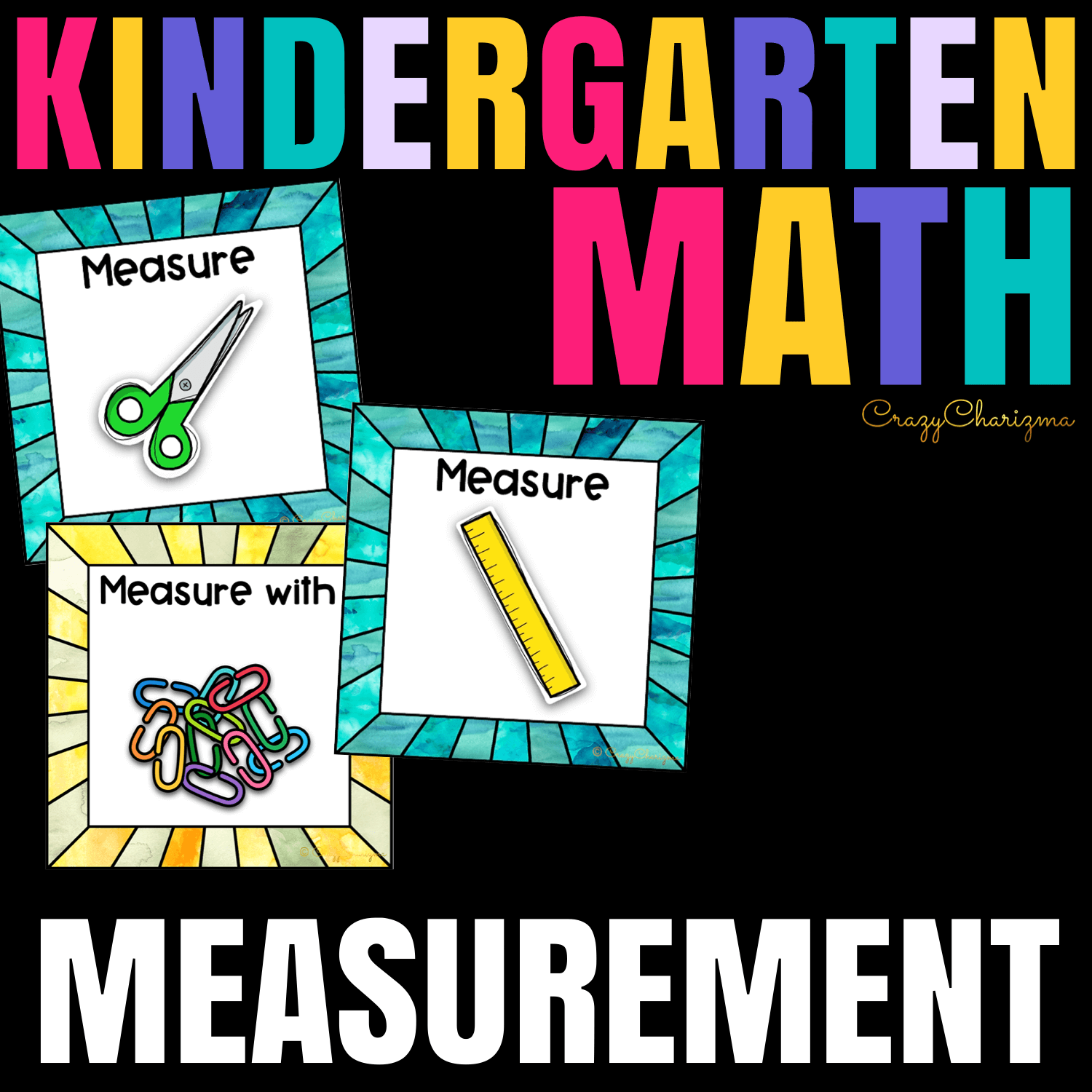 Need to practice nonstandard measurement and measure length and width? Check out these engaging cards: kids will measure school objects with various nonstandard measurement tools (cubes, links, coins, etc.)