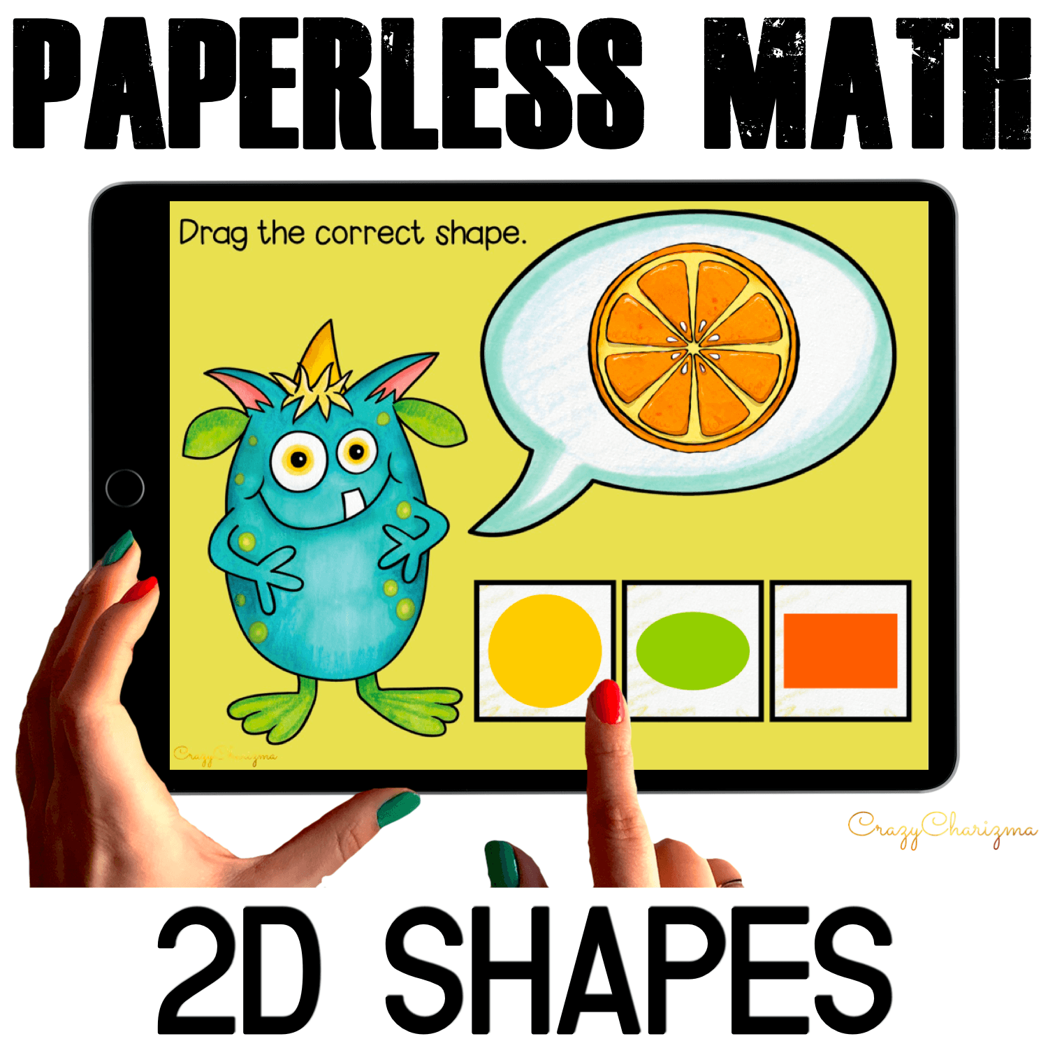 Need engaging 2D shapes activities? Have fun with this Google Slides set. Perfect to use for centers, assessment, independent practice, early finishers, homework, group work, as well as during distance learning or hybrid.