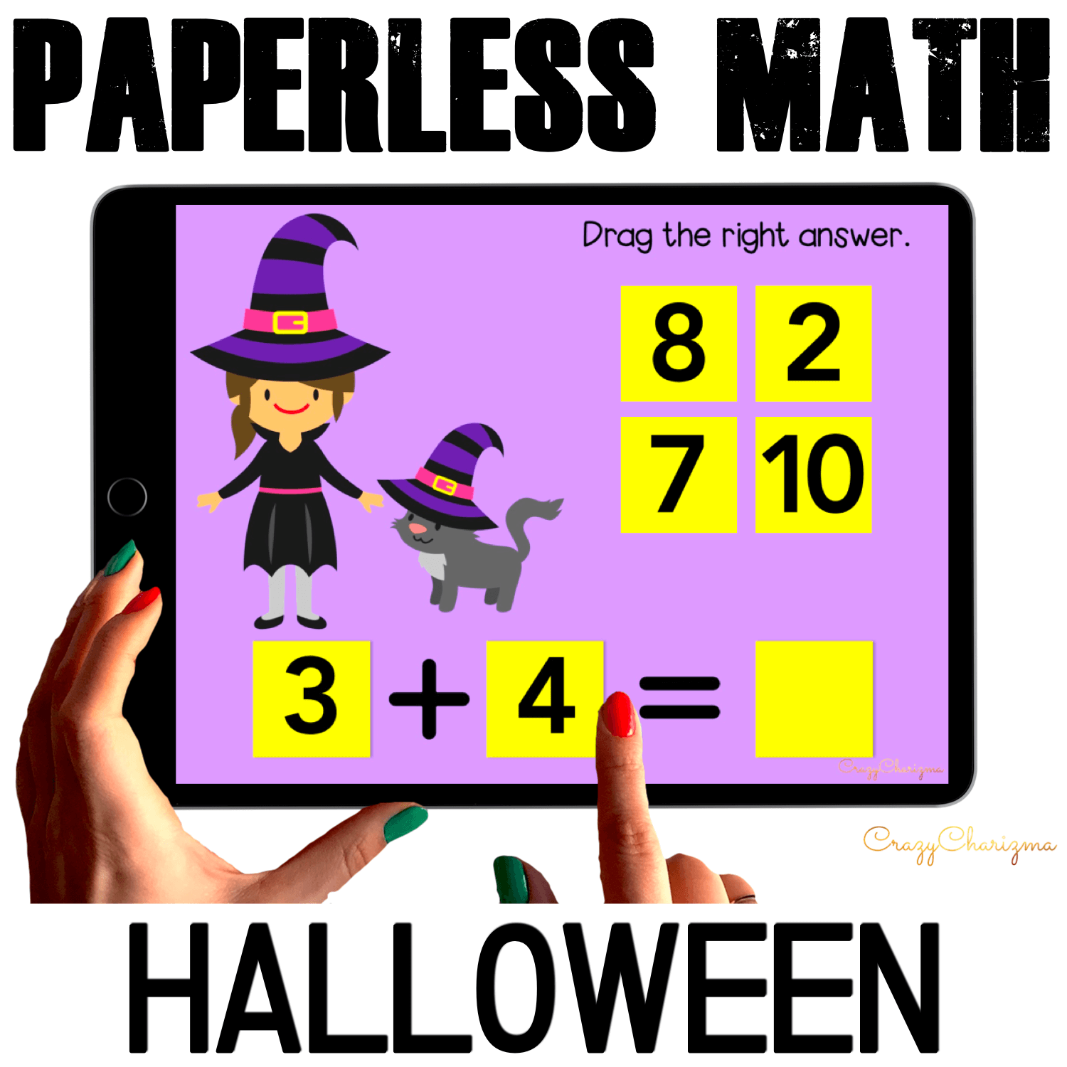 Need engaging Halloween Math Activities? Have fun with this Google Slides set. Perfect to use for centers, assessment, independent practice, early finishers, homework, group work, as well as during distance learning or hybrid.