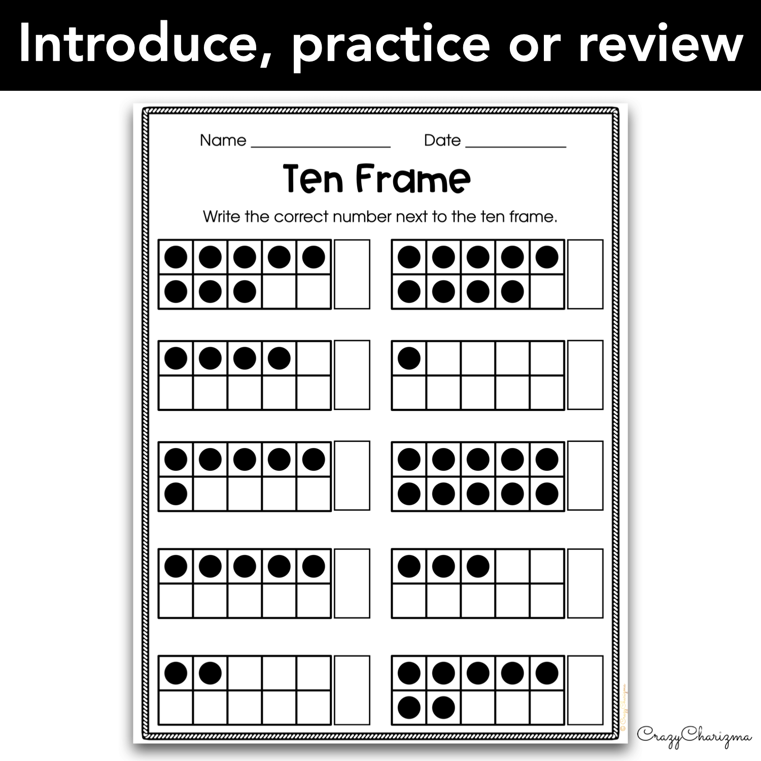 ten-frame-worksheets