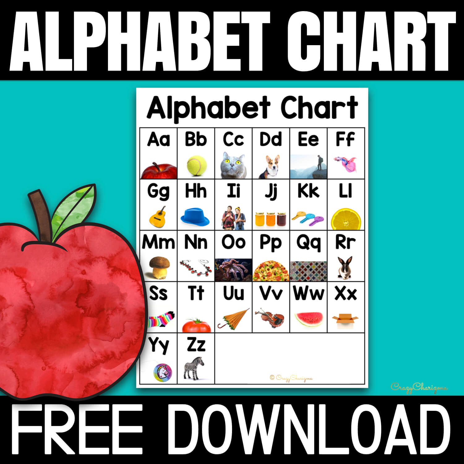 Alphabet Chart Free Download