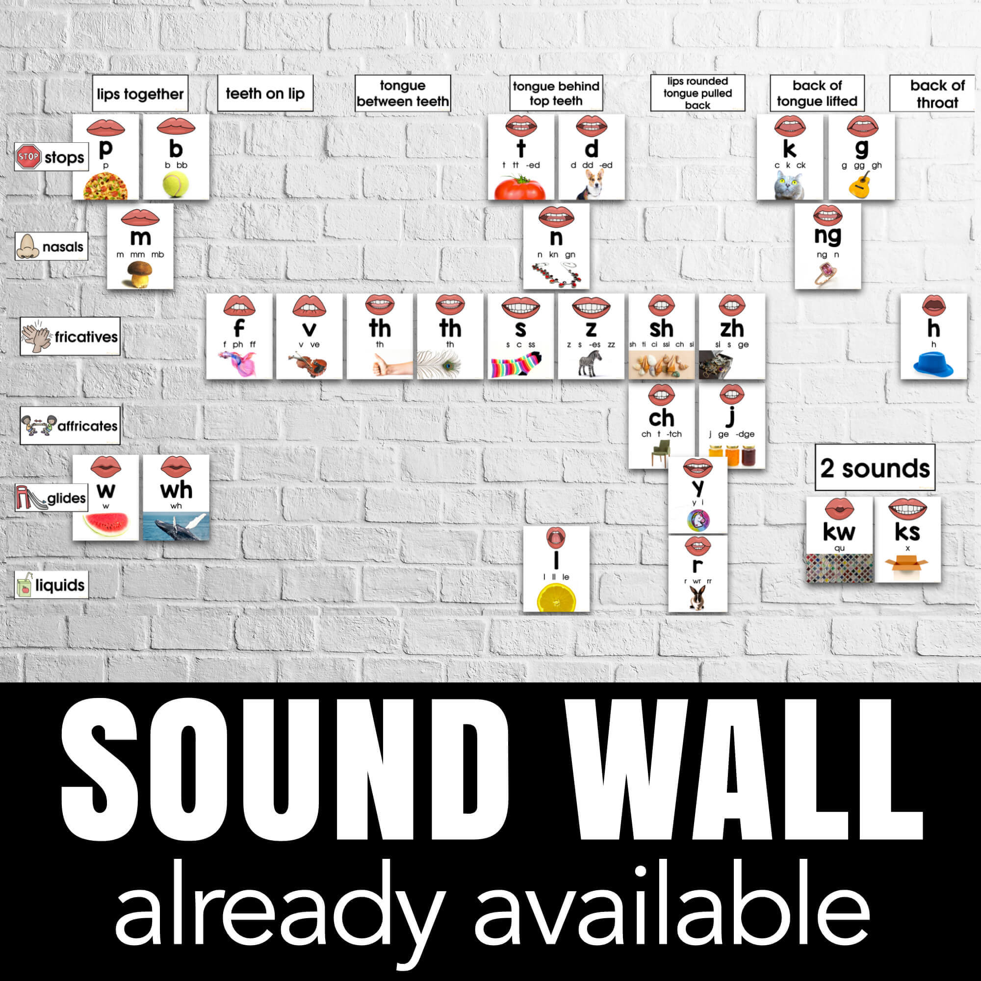 Sound Wall for Consonants