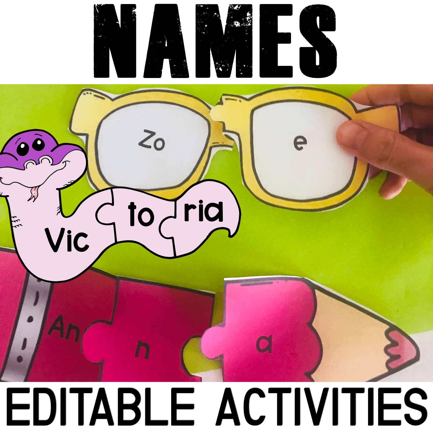 Names Activities for Kids | Editable