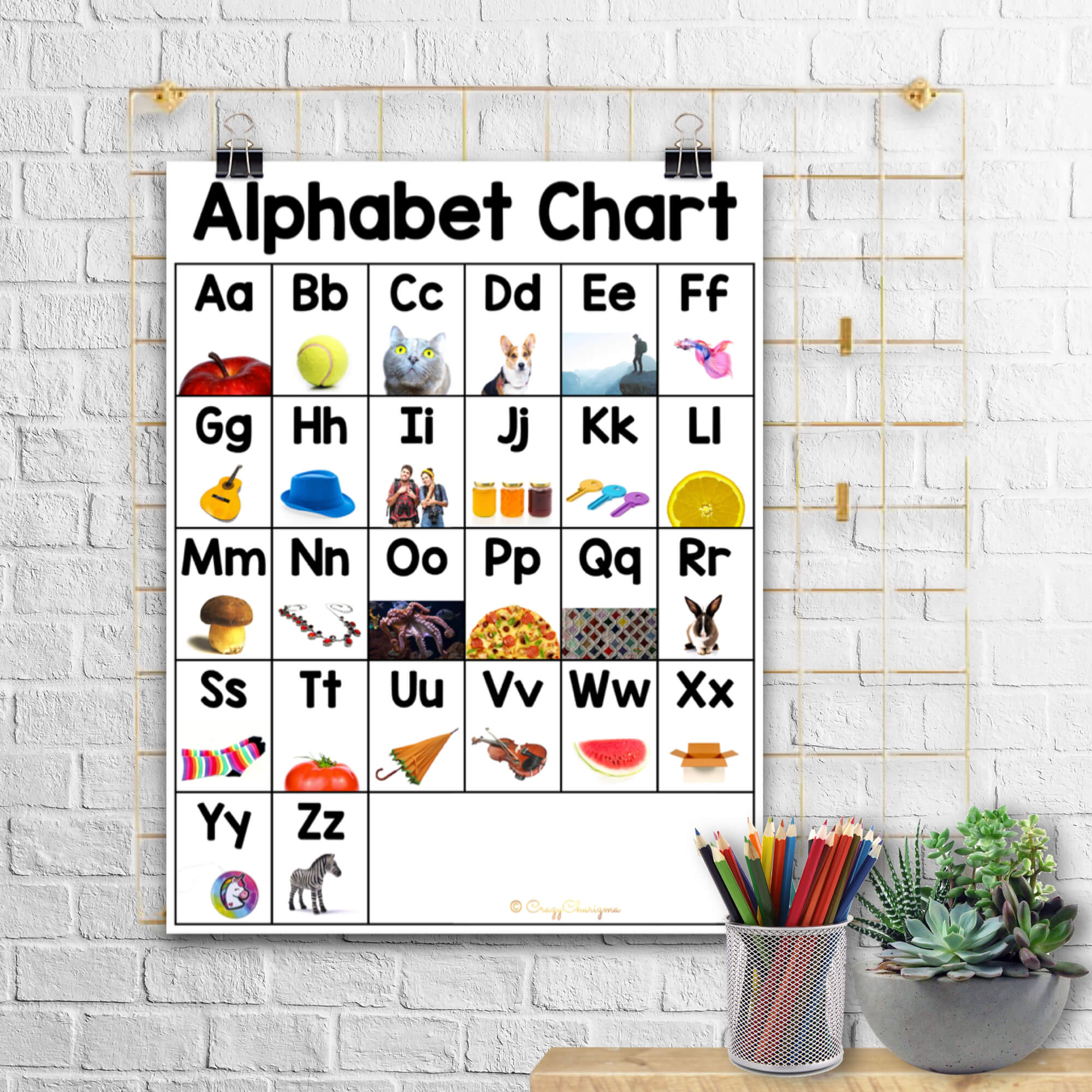Free Alphabet Chart Download