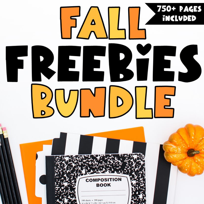 Fall freebies bundle