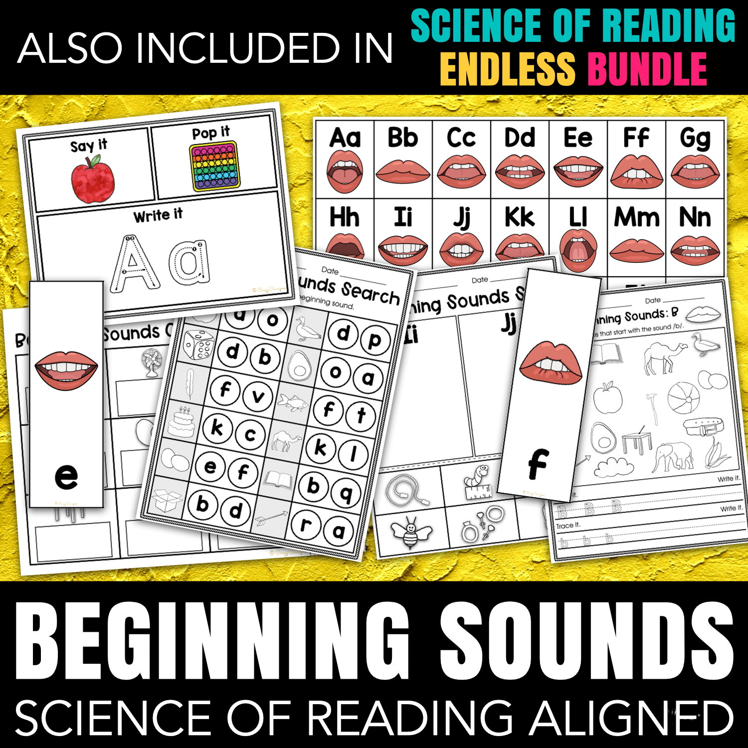 Science of Reading Beginning Sounds