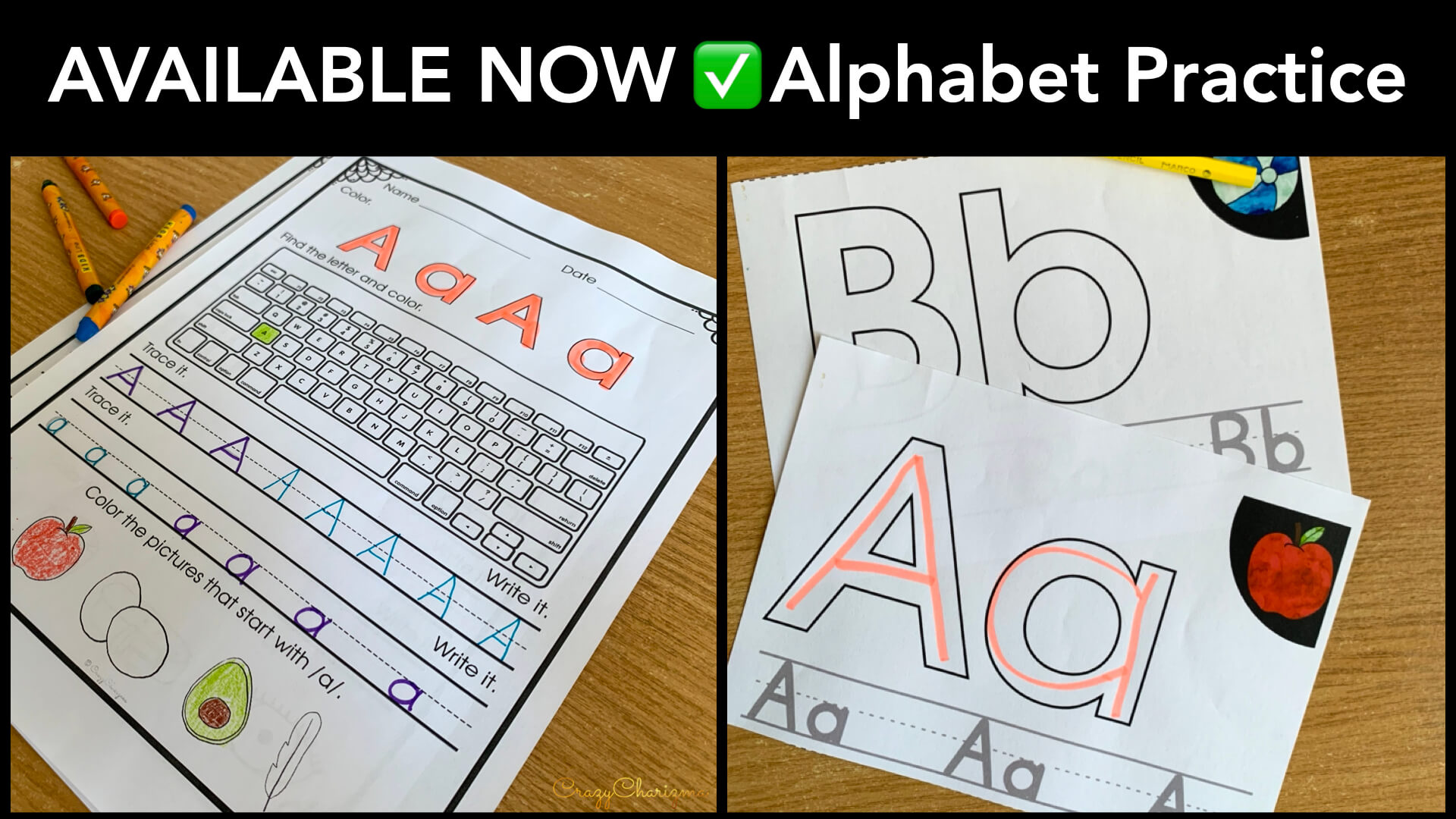 Alphabet worksheets