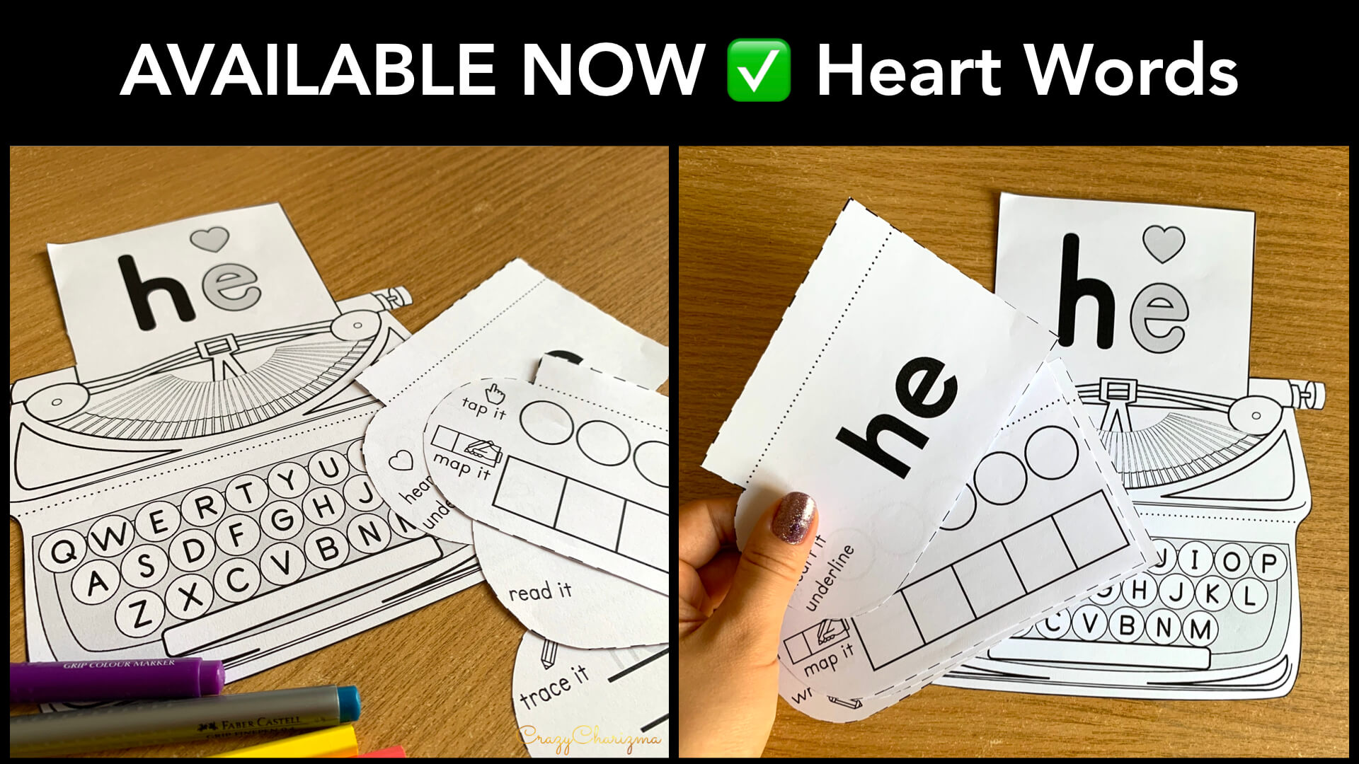 HIGH-FREQUENCY WORDS / HEART WORDS PRACTICE