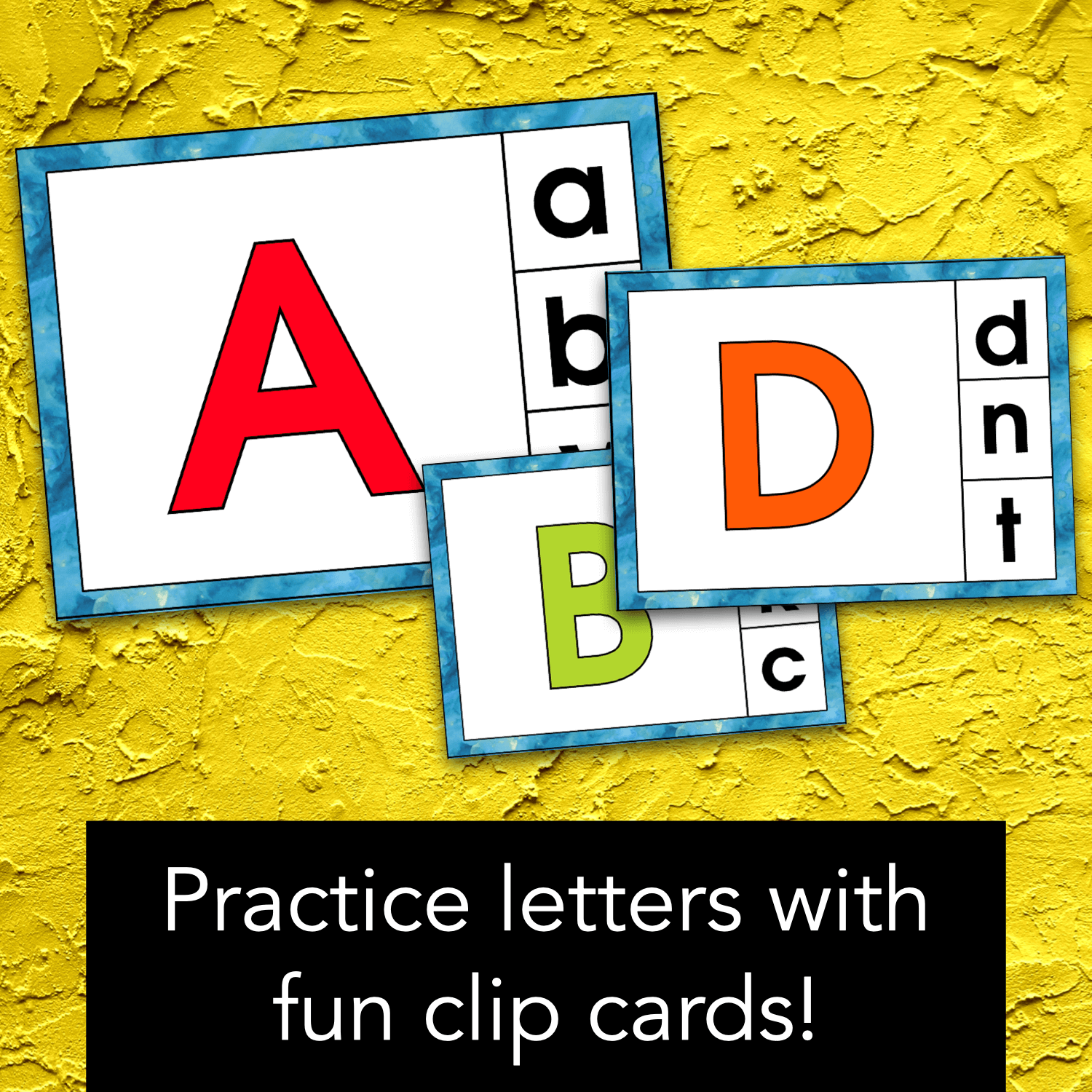 Alphabet Cards Upper and Lowercase Matching