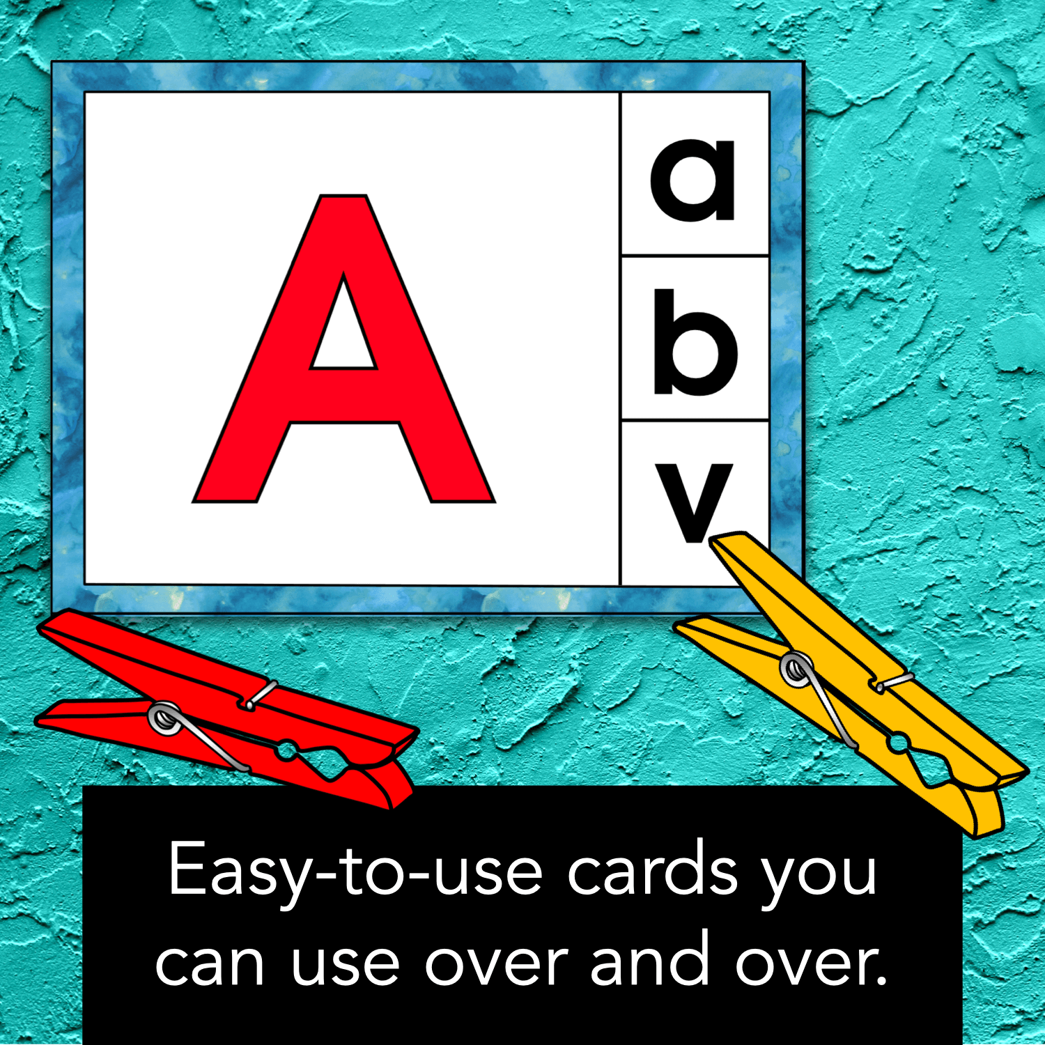 Alphabet Cards Upper and Lowercase Matching