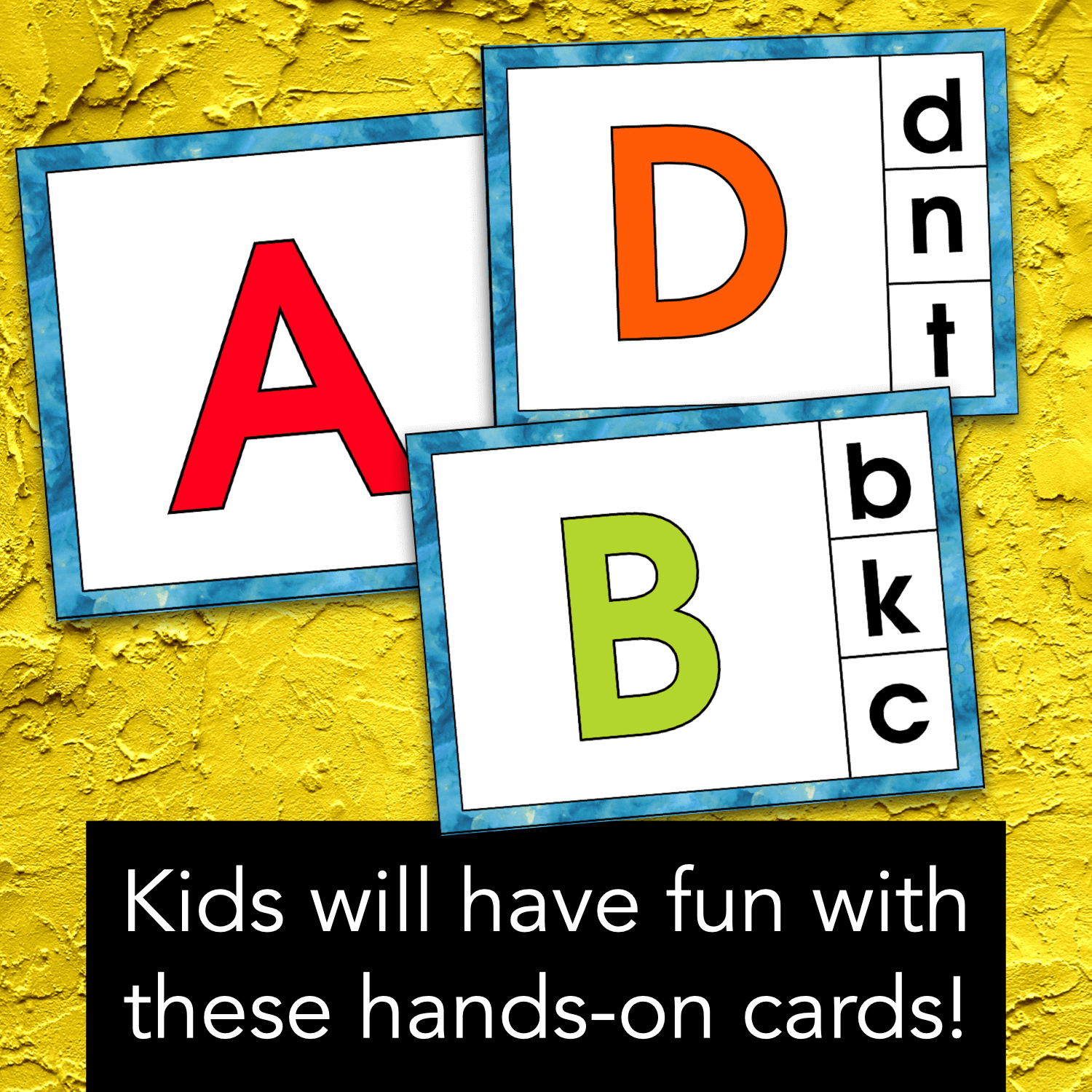 Alphabet Cards Upper and Lowercase Matching