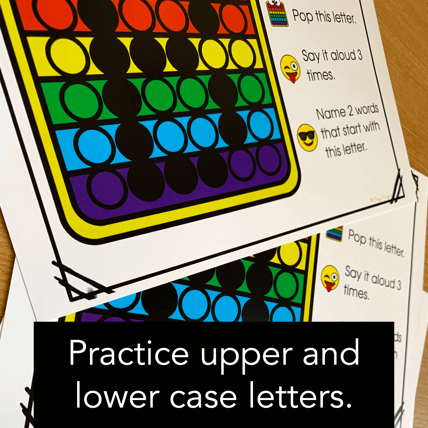 activities and practice upper and lower case letters