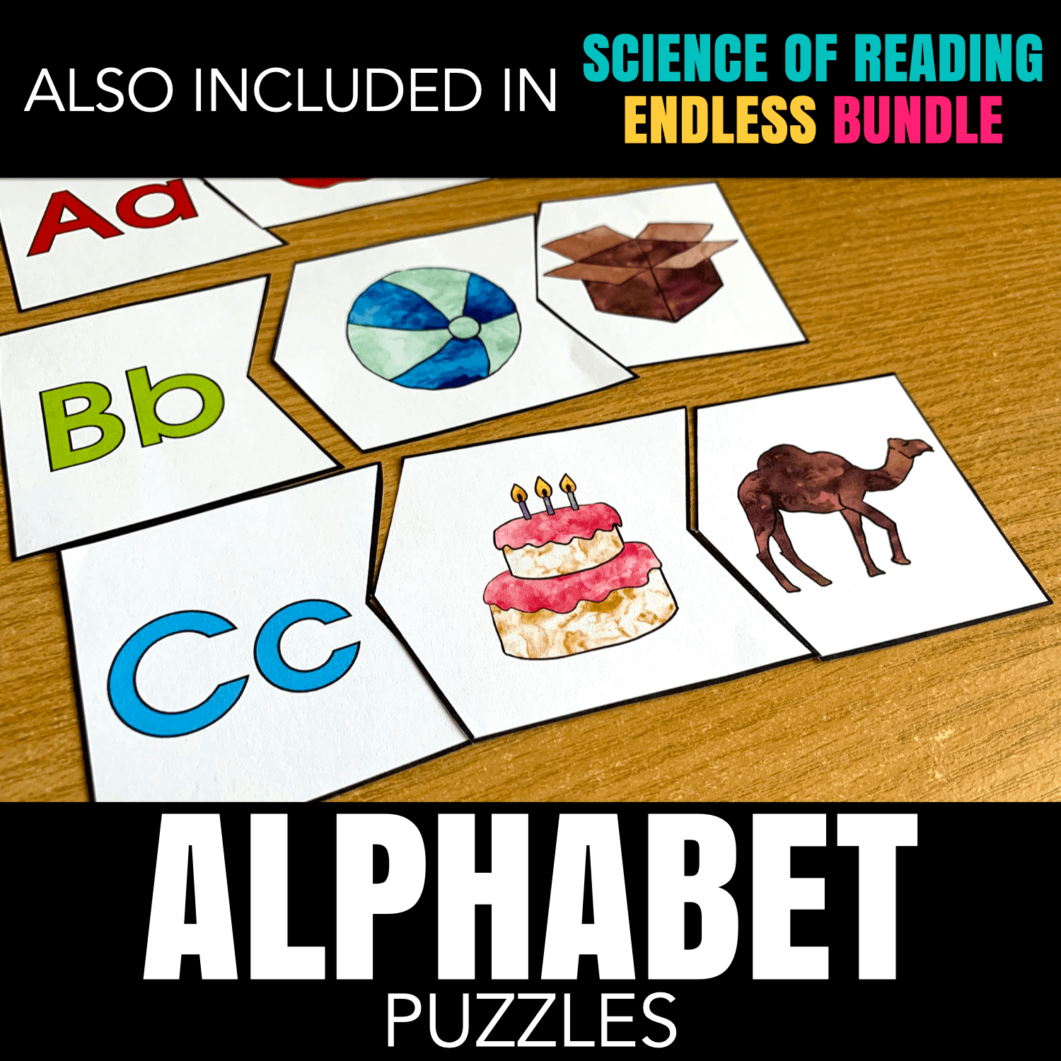 Beginning Sounds Letters Alphabet Puzzles