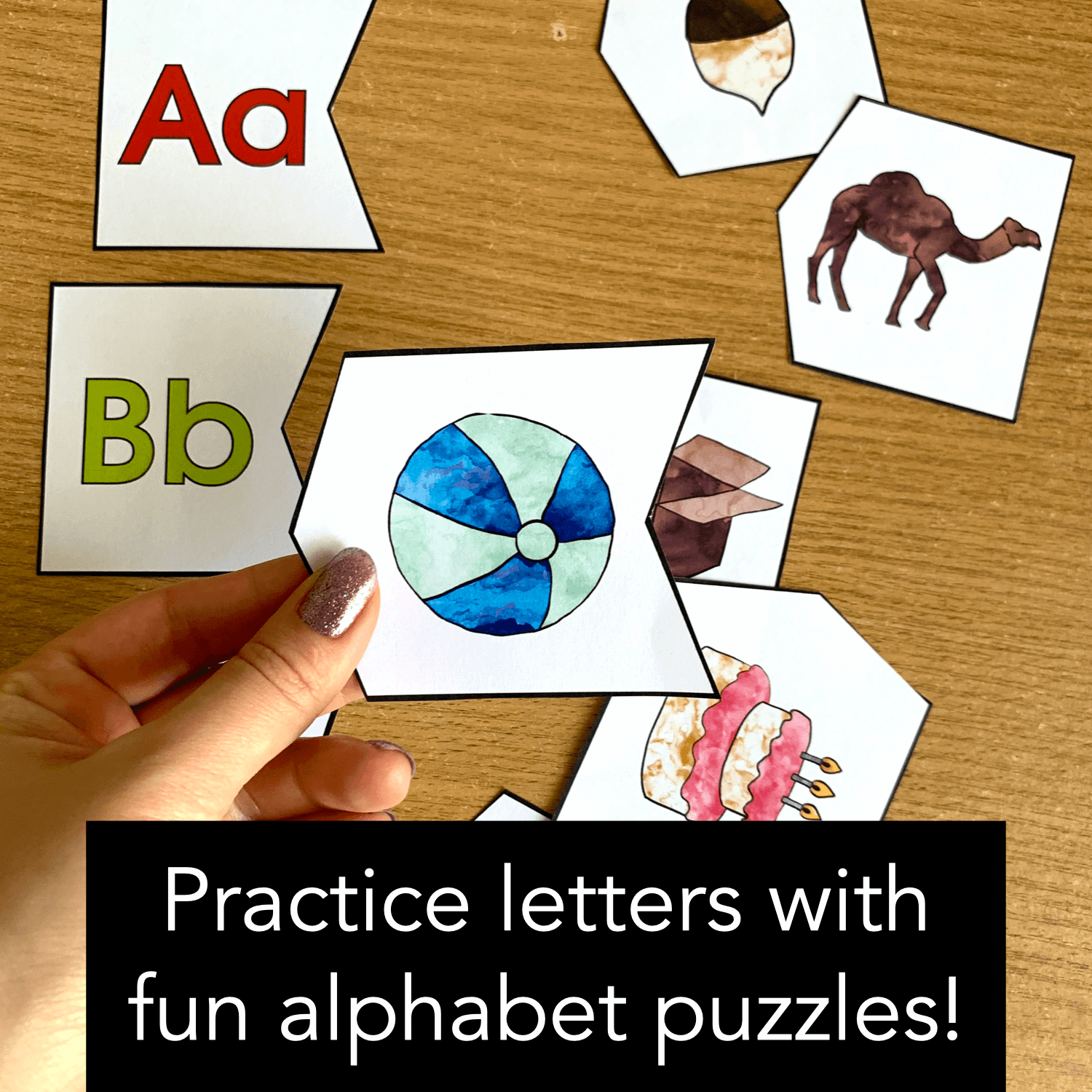 Beginning Sounds Letters Alphabet Puzzles