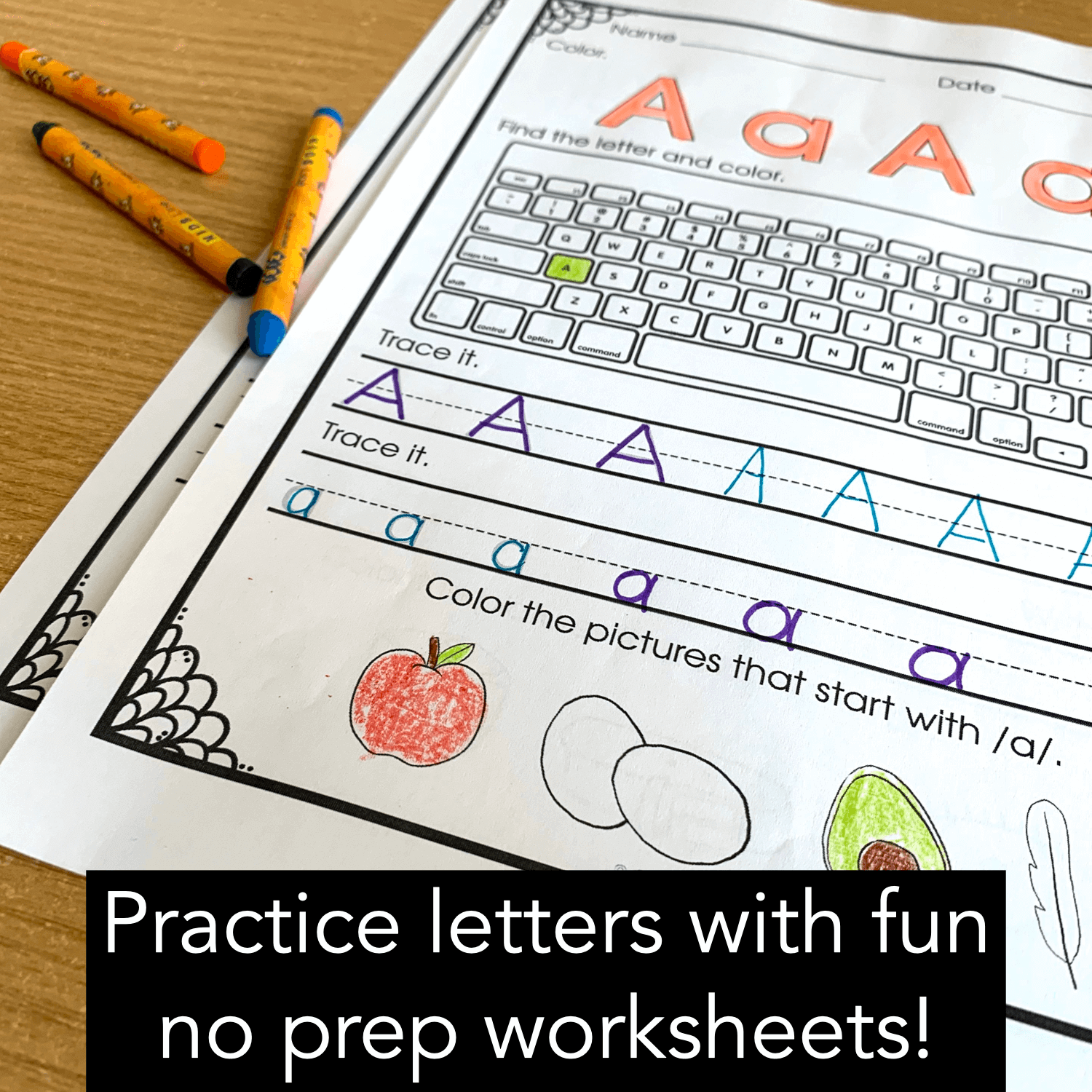 Alphabet Worksheets Letter Sound Recognition