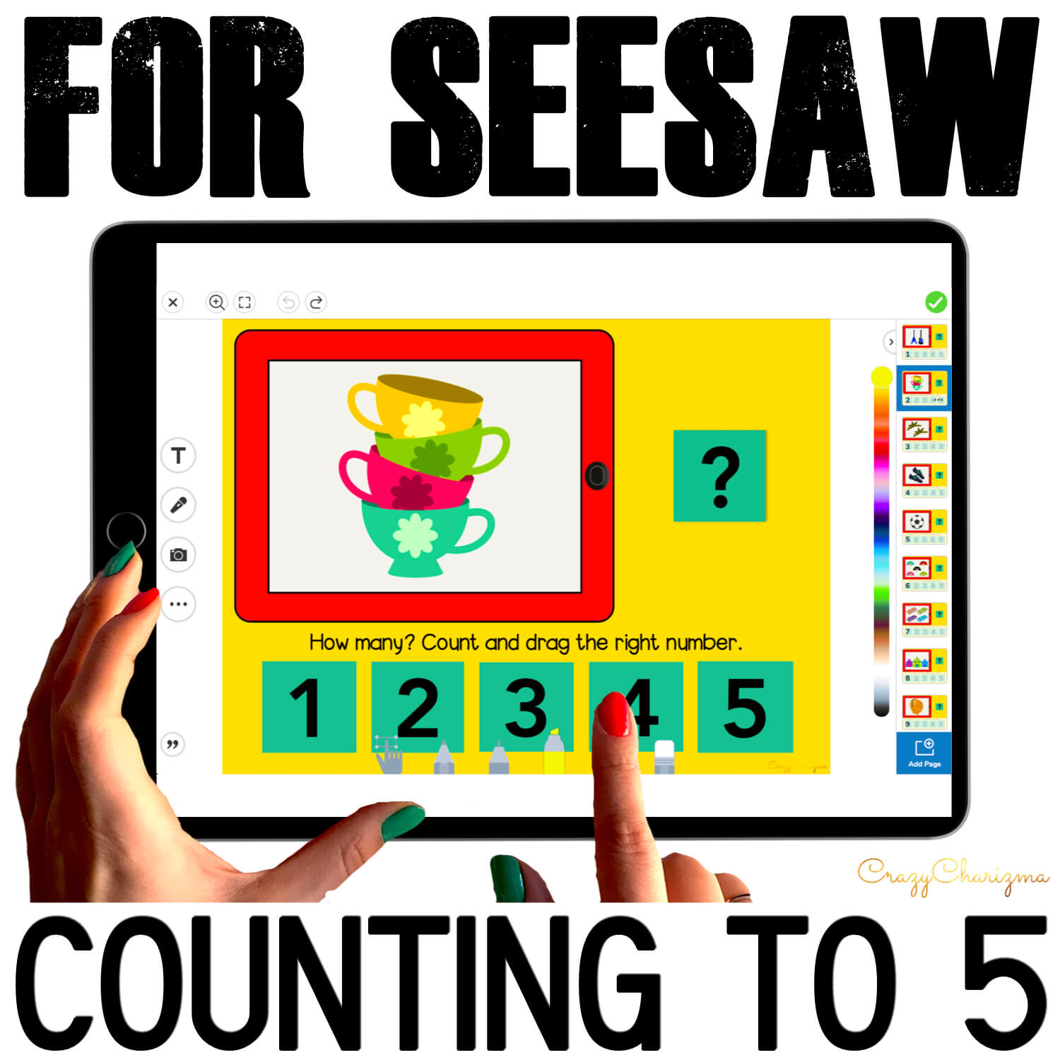Seesaw Math Count to 5