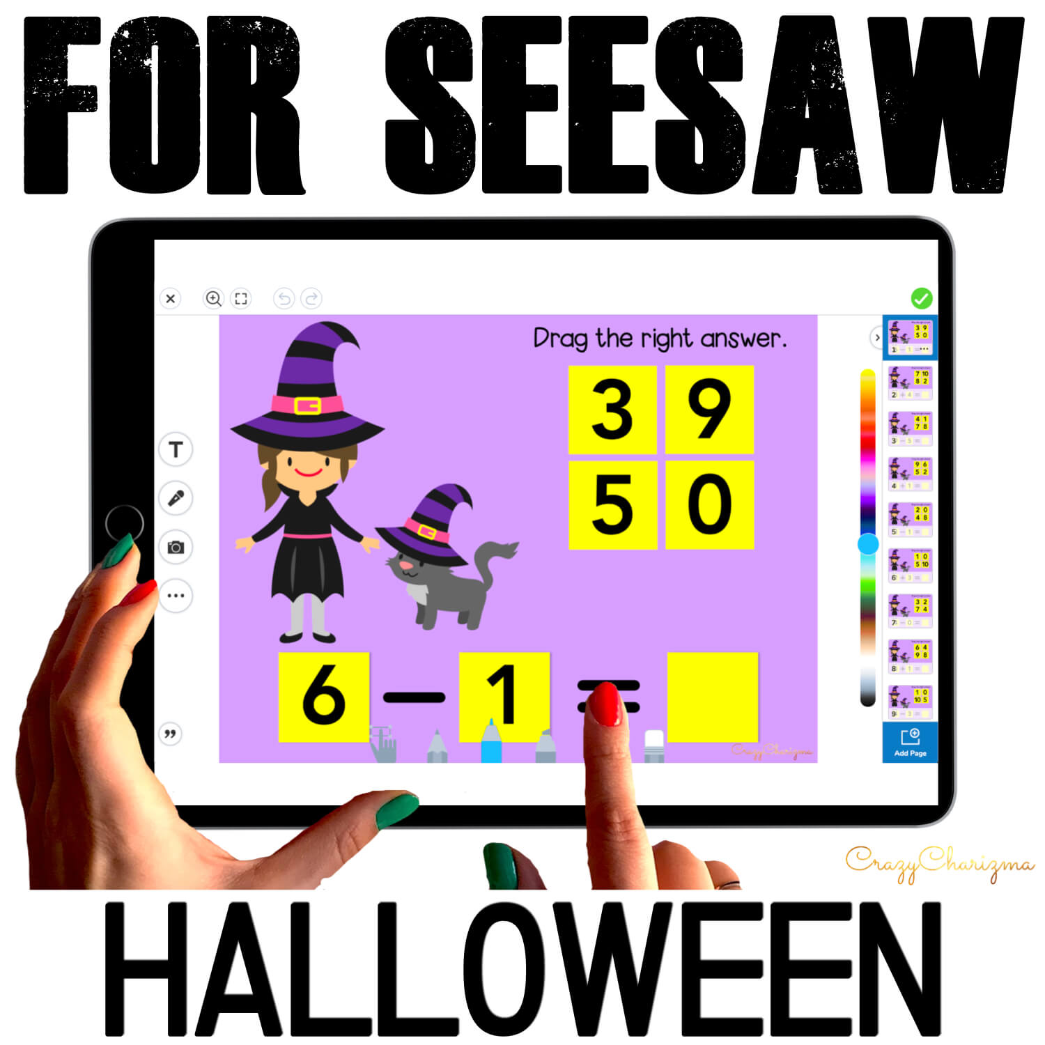 Seesaw Math Halloween