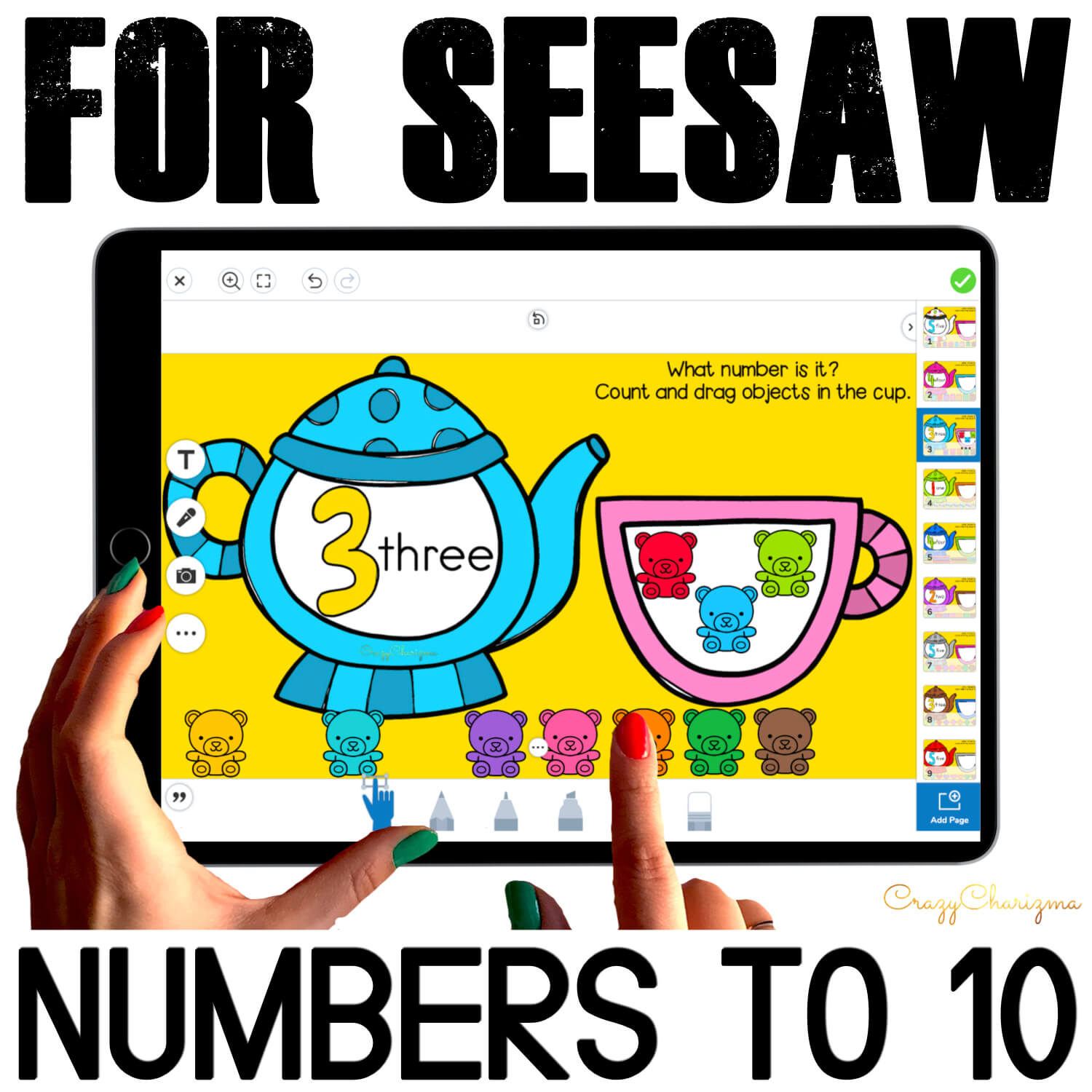 Seesaw Math Teapots