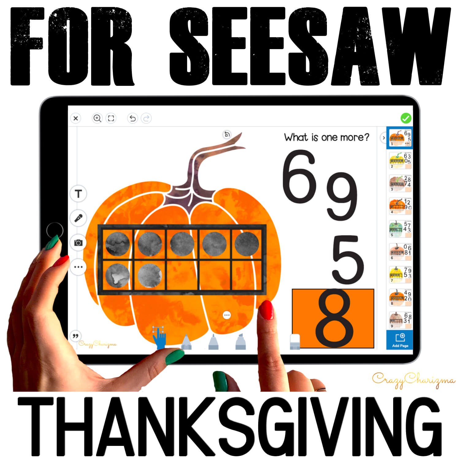 Seesaw Math Thanksgiving
