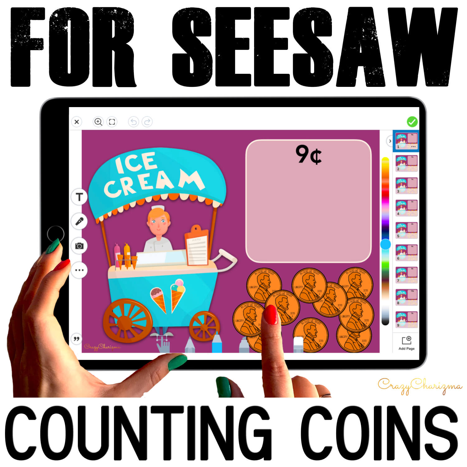 Seesaw Math Icecream