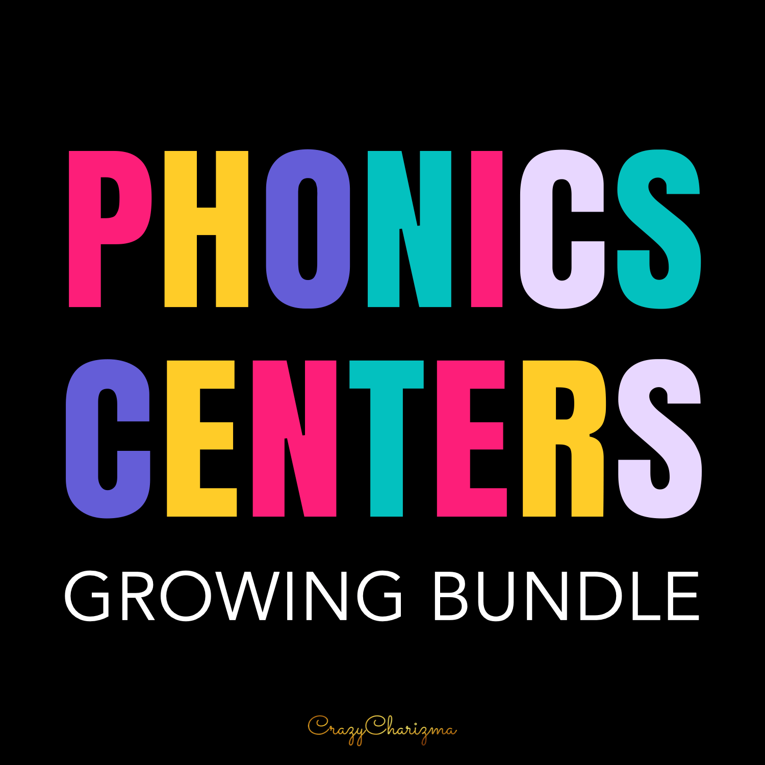 Phonics centers bundle