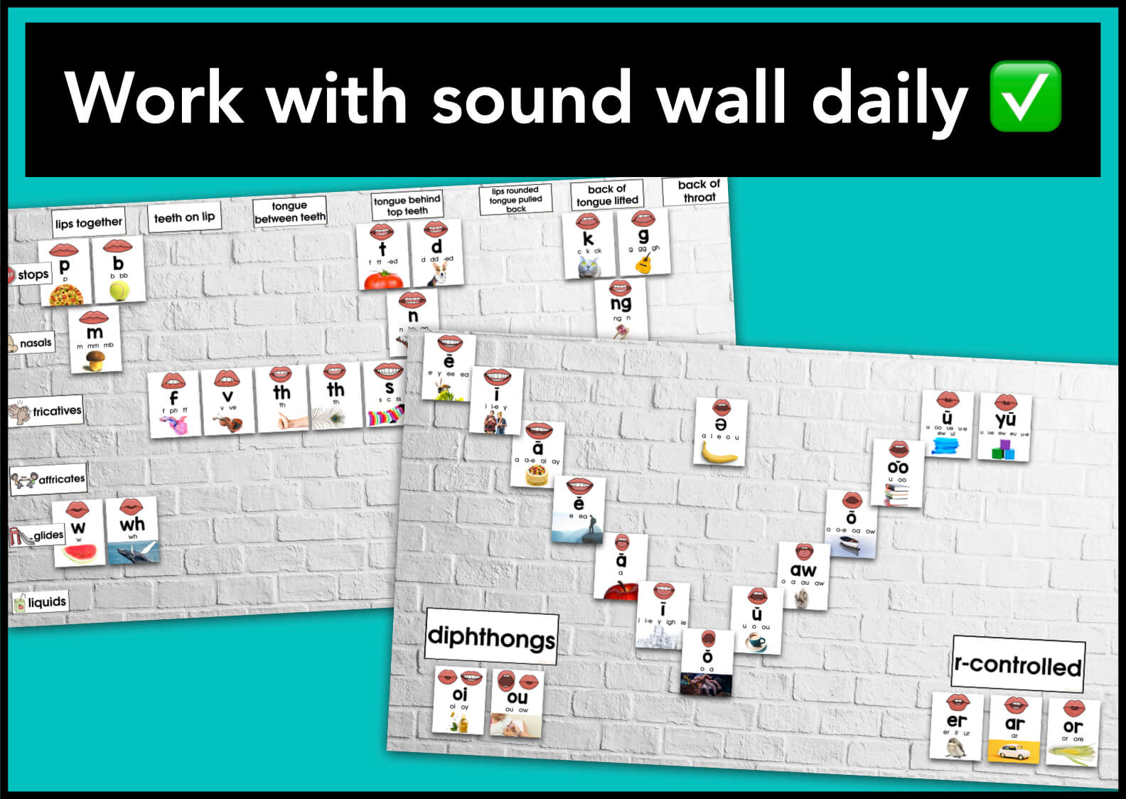 Sound Wall - Consonants and Vowel Valley