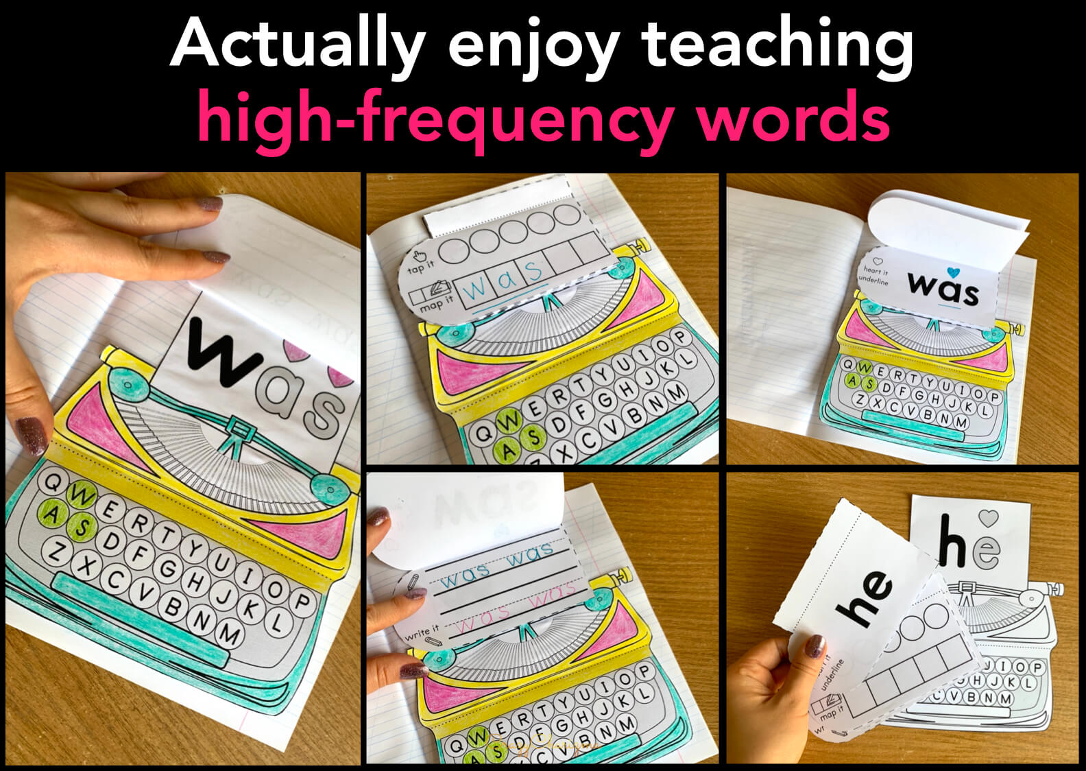 HIGH-FREQUENCY WORDS / HEART WORDS PRACTICE