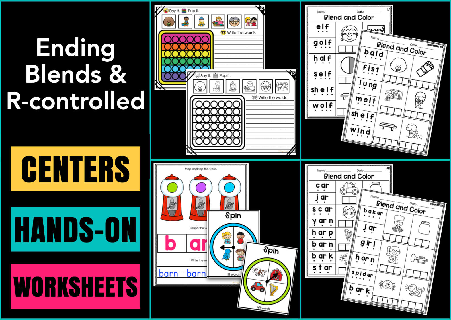 ENDING BLENDS AND R-CONTROLLED activities
