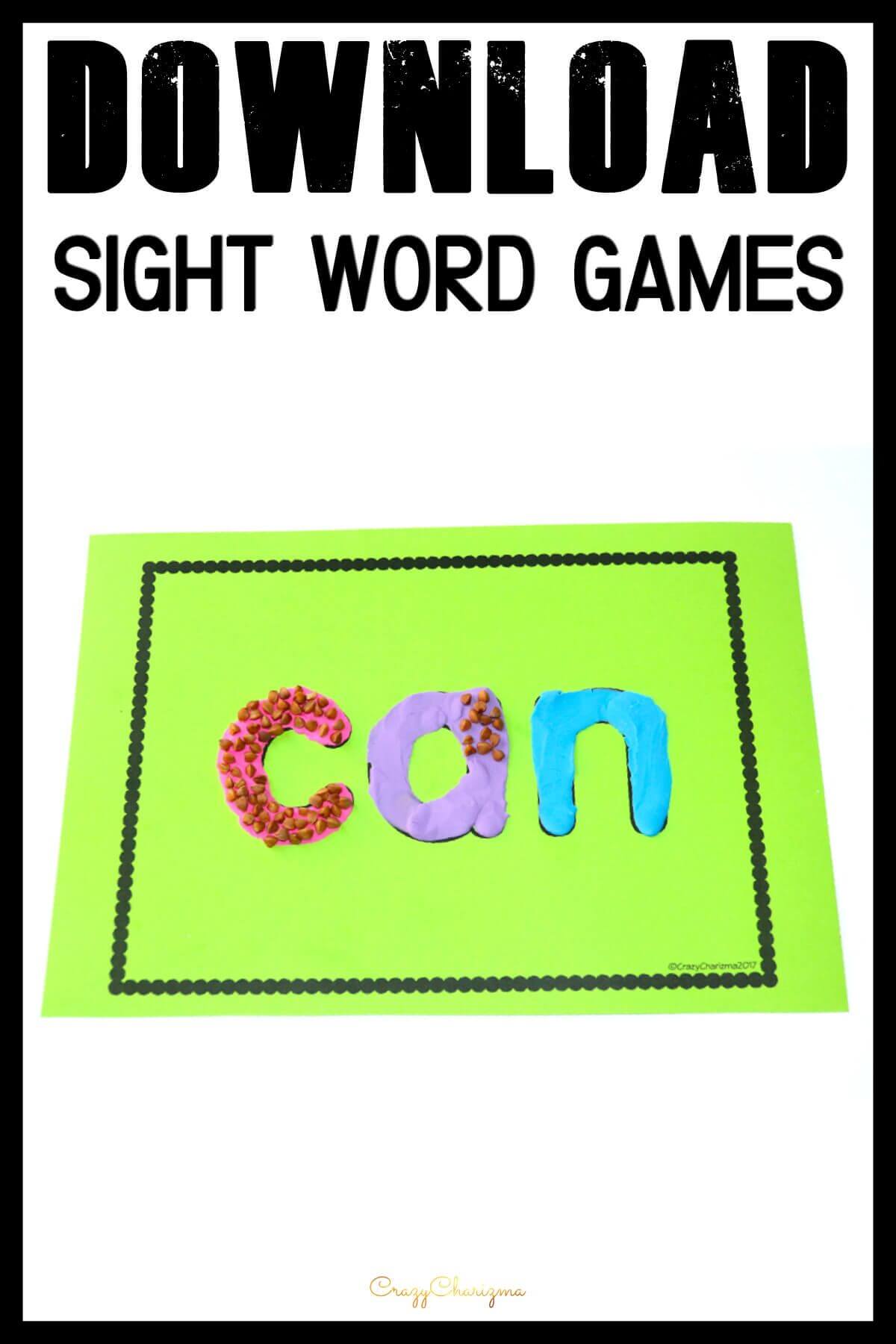 Sight Word Mats Free Download