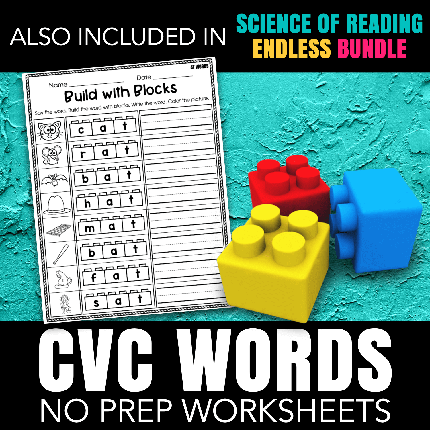 CVC Words Worksheets to Practice Short Vowels