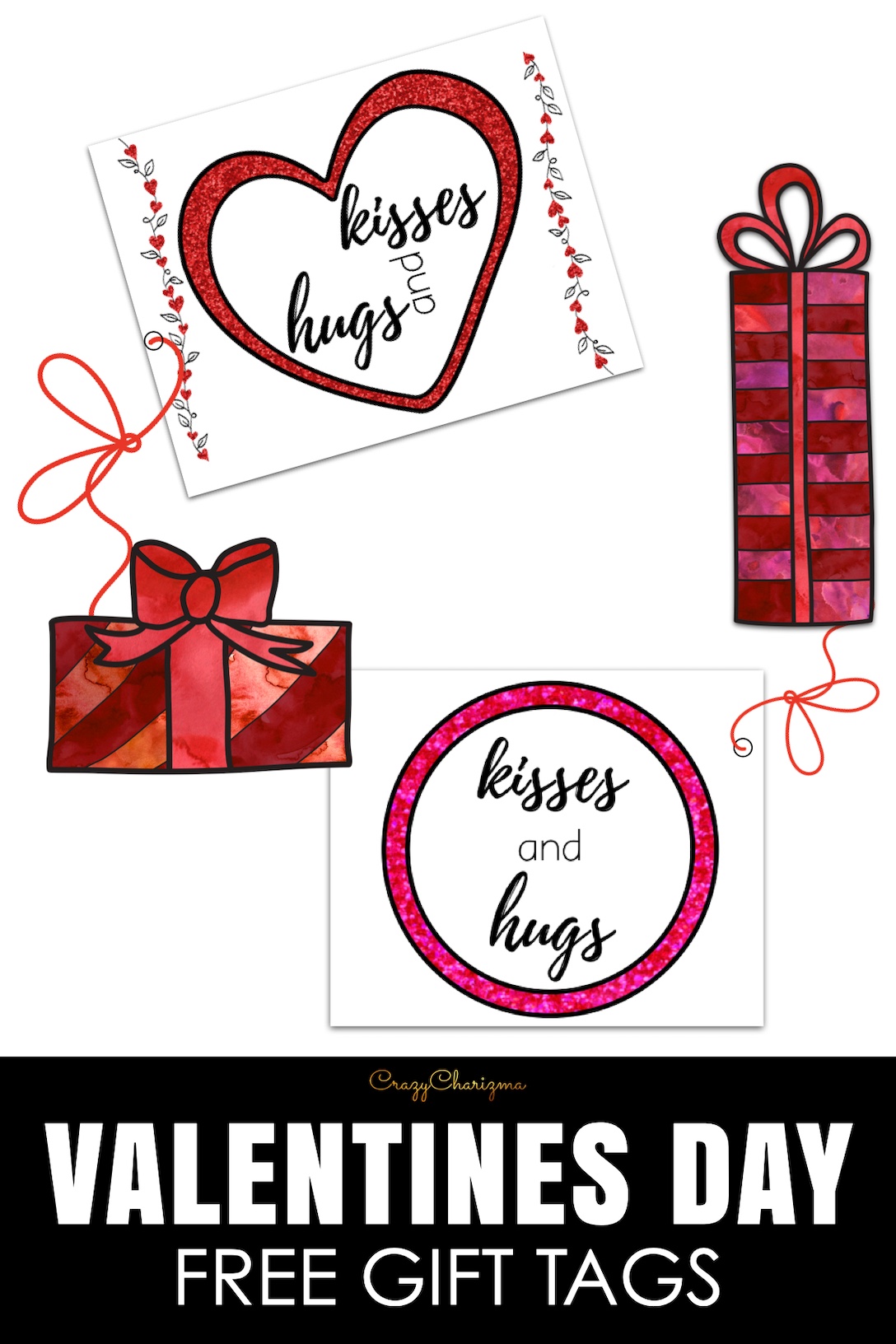 Spread love with our free printable Valentine tags - add a personal touch to gifts, treats, and decorations this Valentine's Day! Download now.