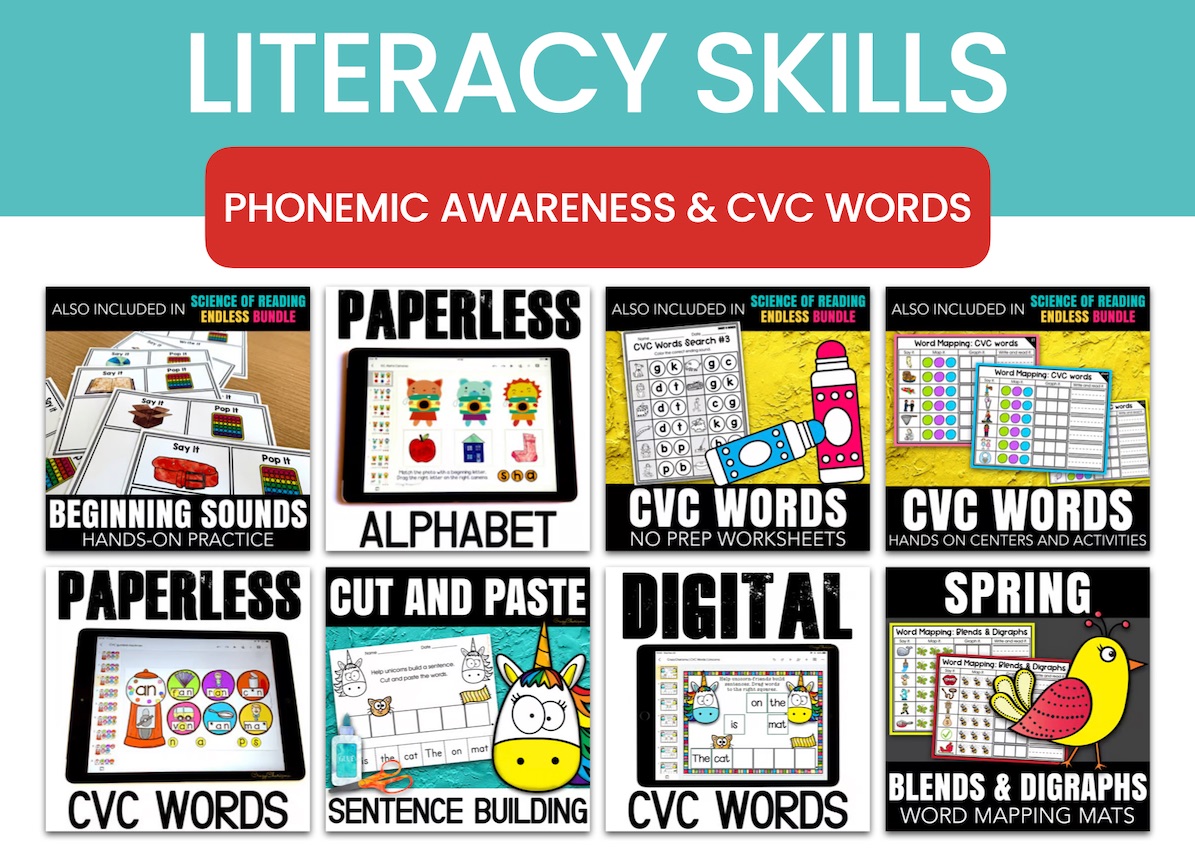 Phonemic Awareness & CVC Words Practice