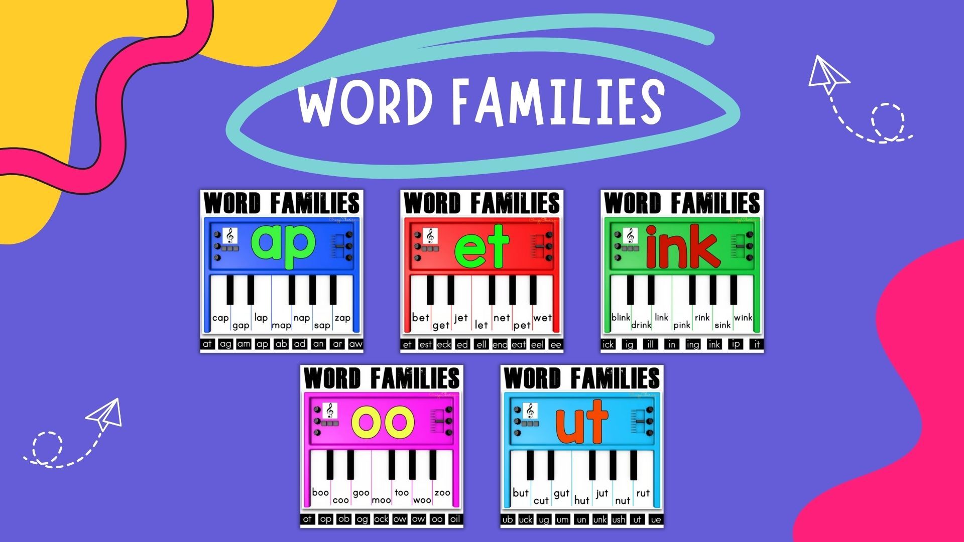 THE PHONICS ENDLESS BUNDLE: Word families