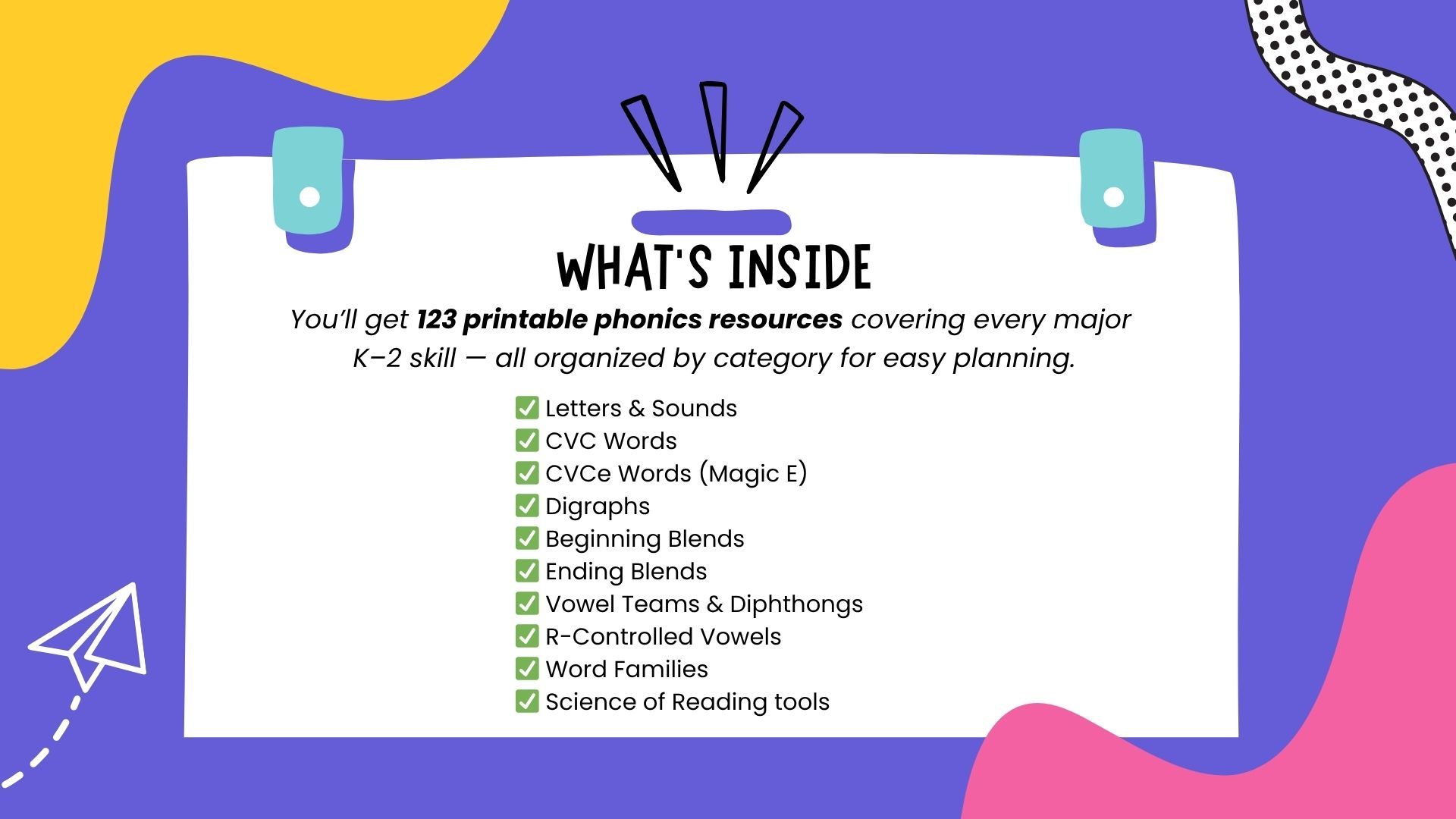 THE PHONICS ENDLESS BUNDLE: content