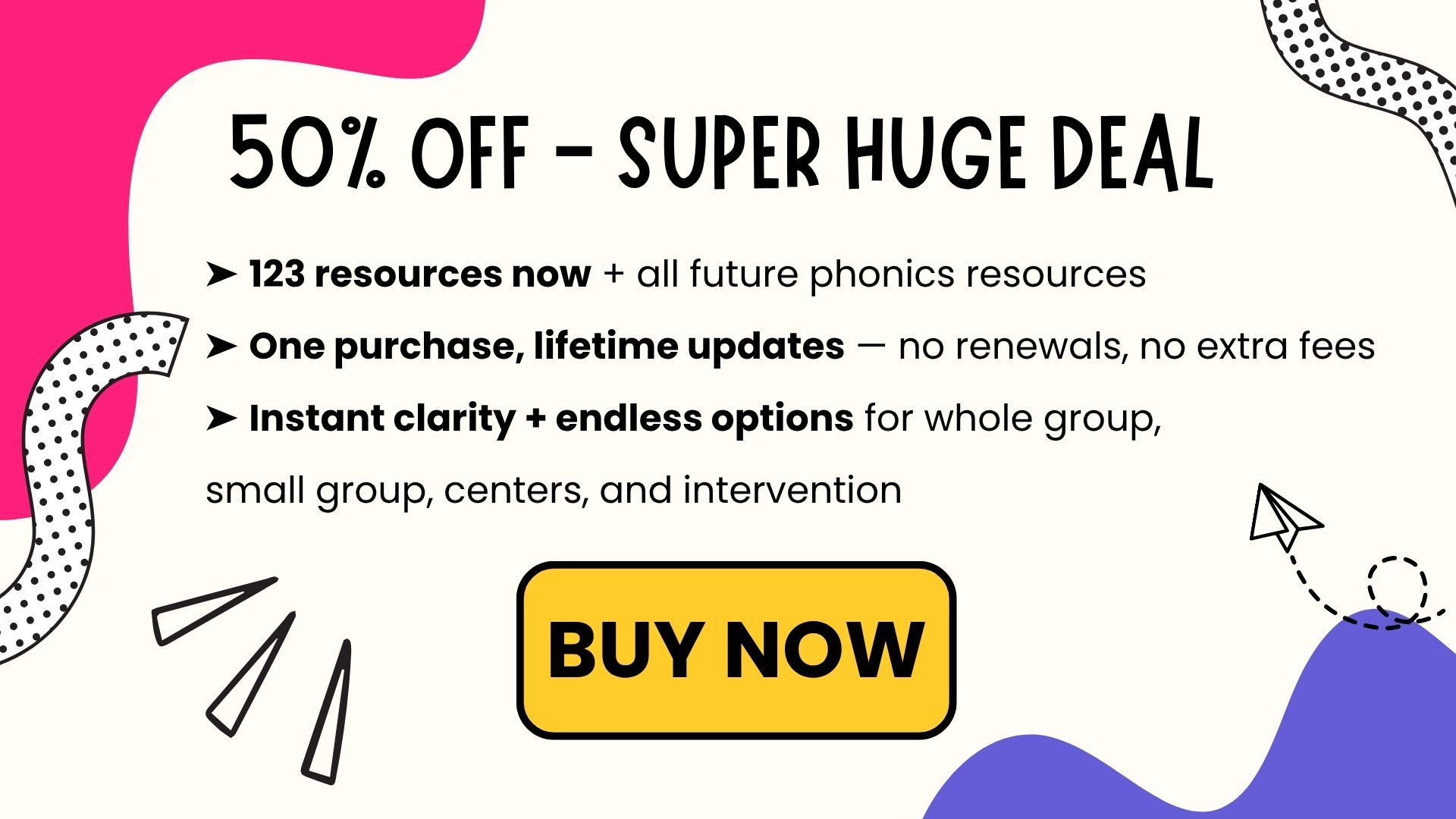 THE PHONICS ENDLESS BUNDLE: discount